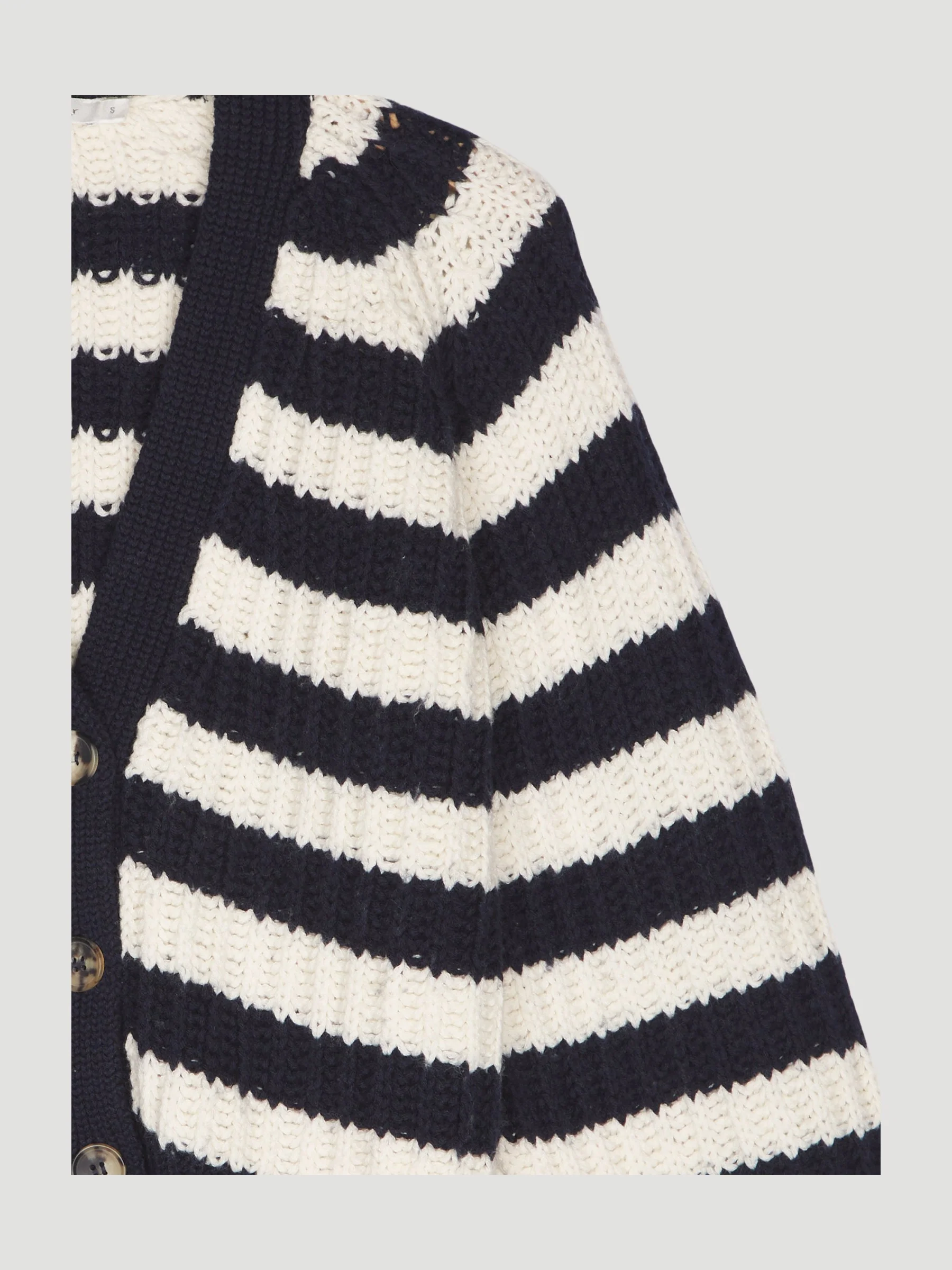 Secondhand Strickjacke aus Bio-Baumwolle und Bio-Schurwolle - Image 3