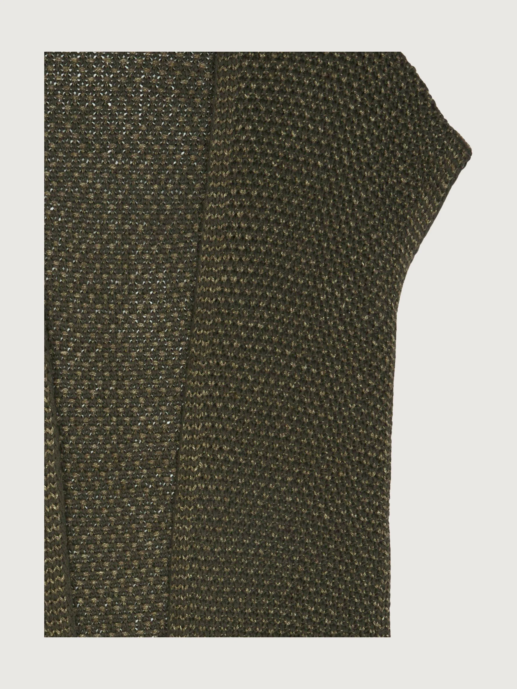 Secondhand Strickjacke aus Bio-Baumwolle und Leinen - Image 3