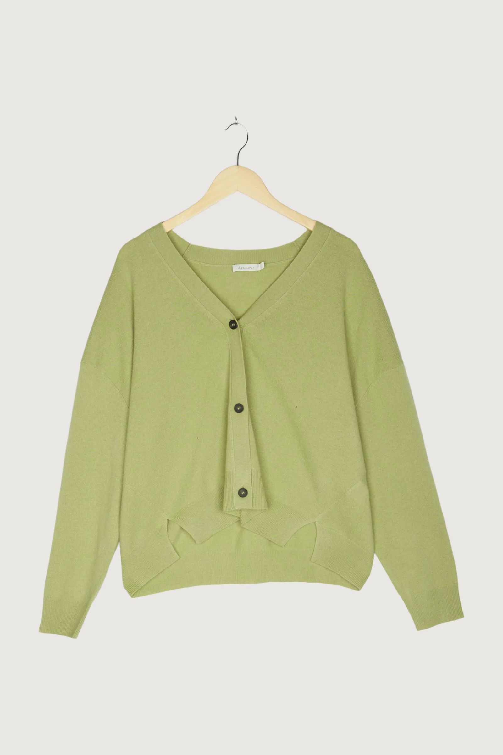 Secondhand Strickjacke aus Bio-Schurwolle mit Kaschmir - Image 4