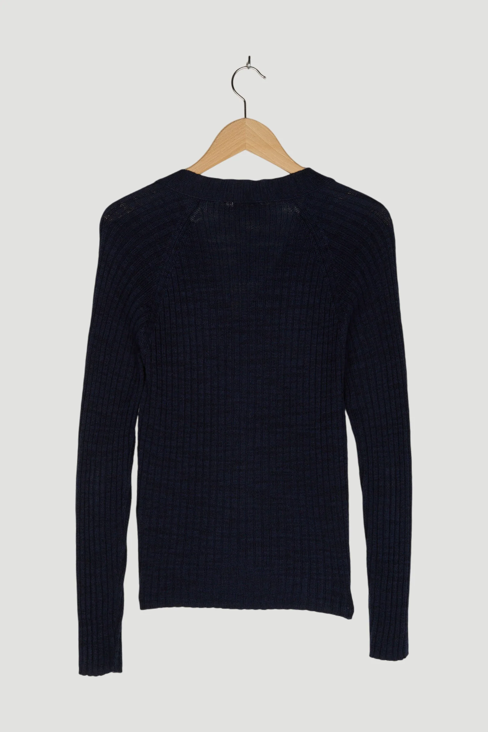 Secondhand Strickjacke aus Leinen mit Bio-Baumwolle - Image 2