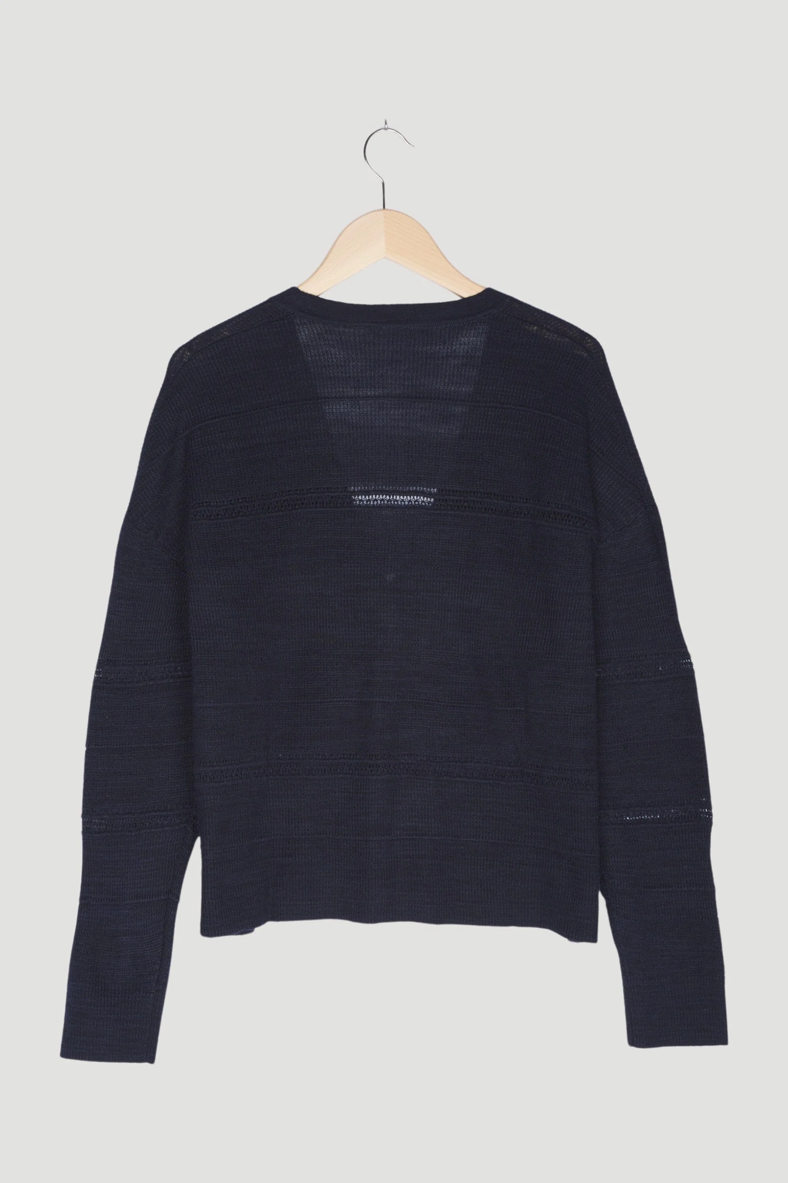 Secondhand Strickjacke aus Leinen mit Bio-Baumwolle - Image 5