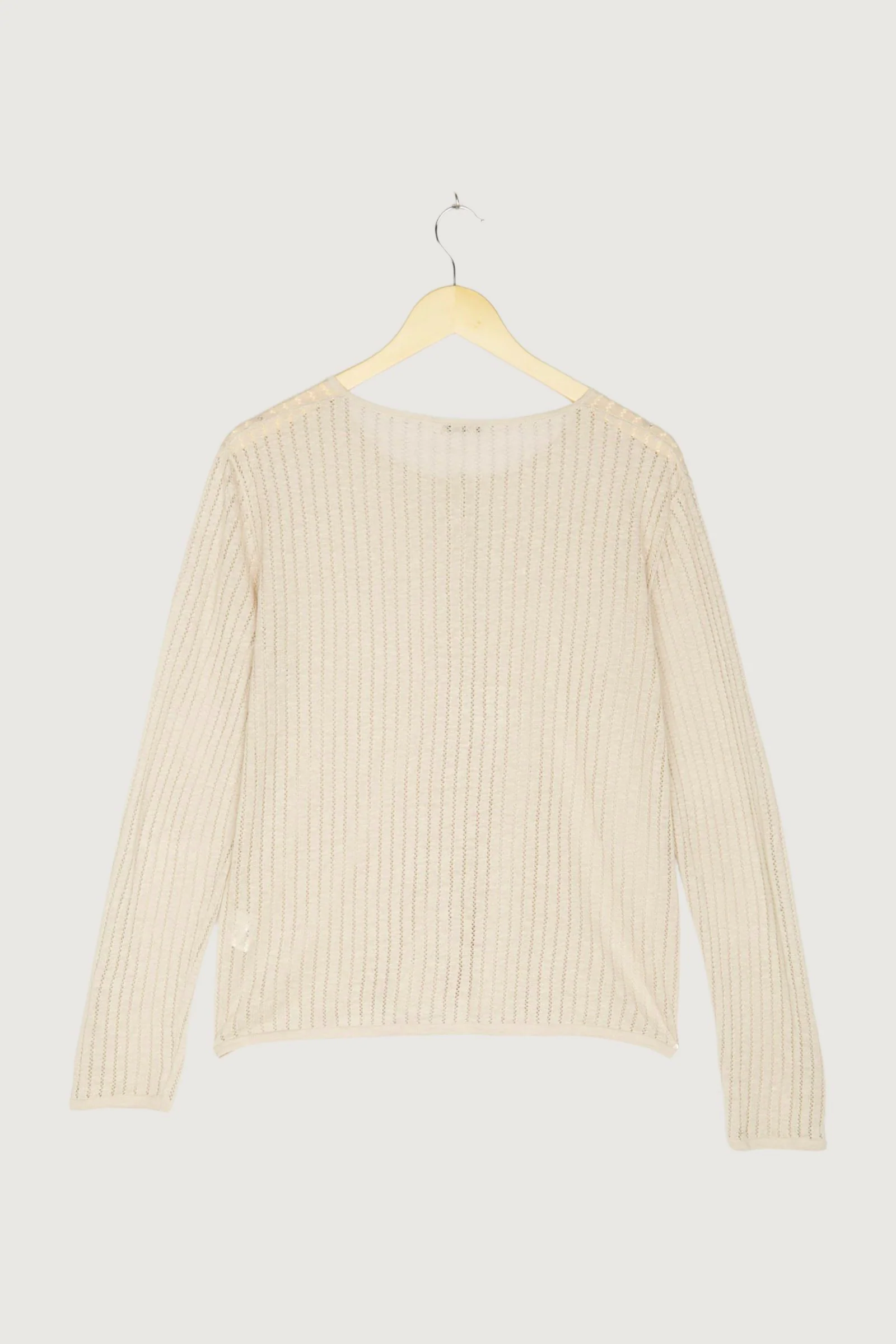 Secondhand Strickjacke aus Leinen mit Seide - Image 2