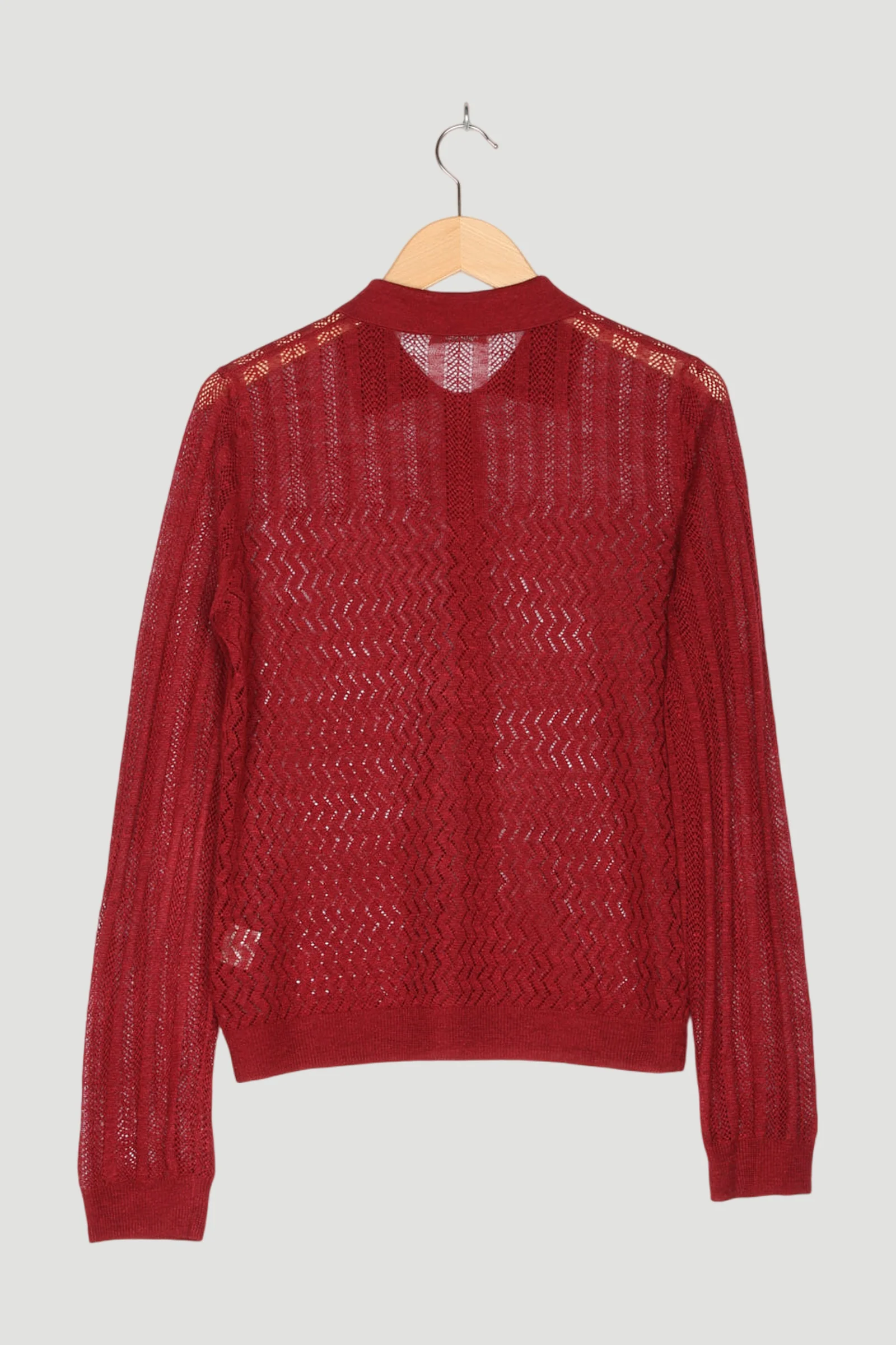 Secondhand Strickjacke aus Leinen mit Seide - Image 2