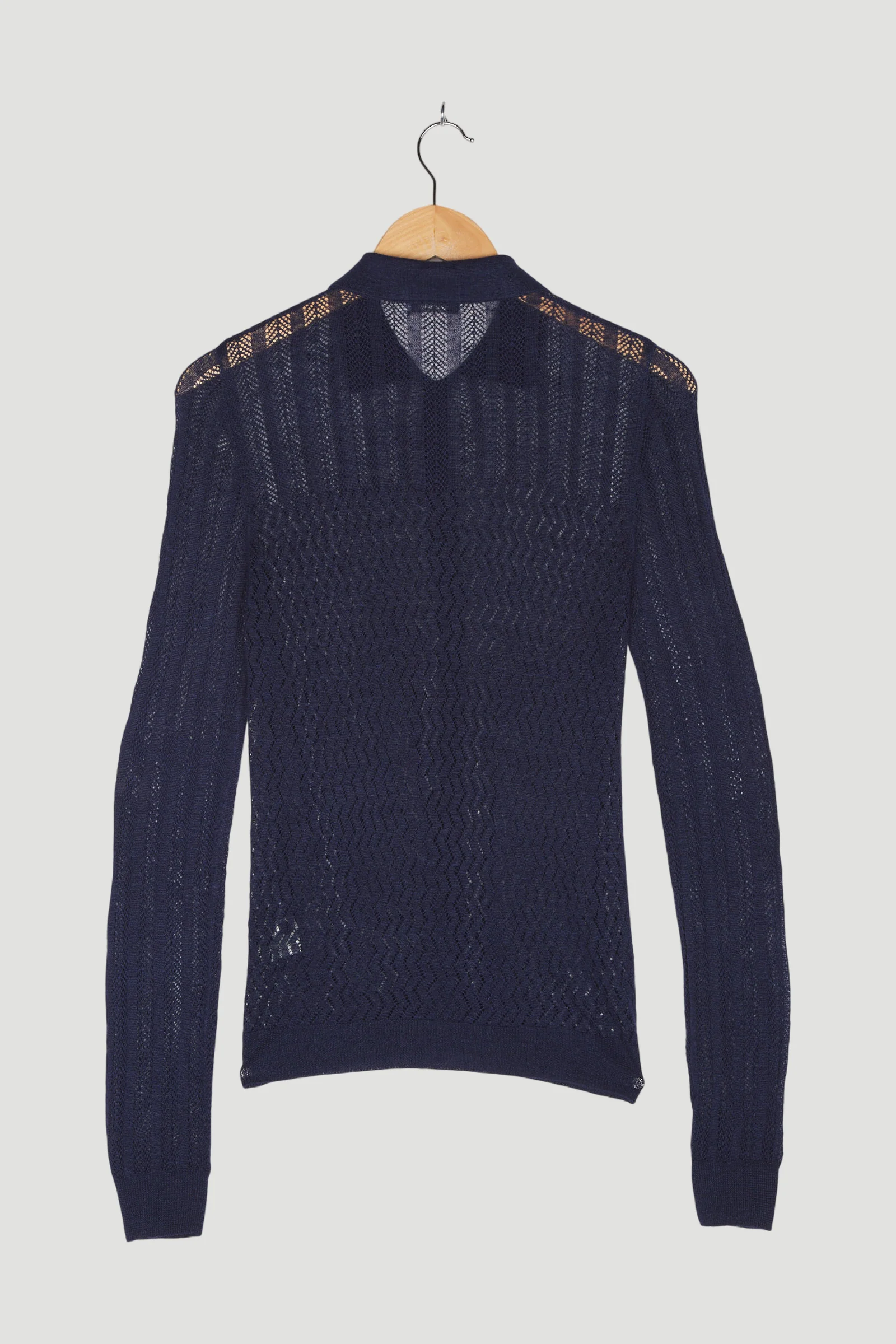 Secondhand Strickjacke aus Leinen mit Seide - Image 5