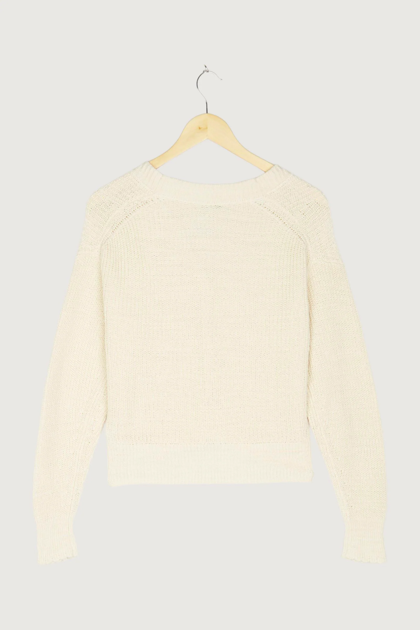 Secondhand Strickjacke aus Leinen und Bio-Baumwolle - Image 5