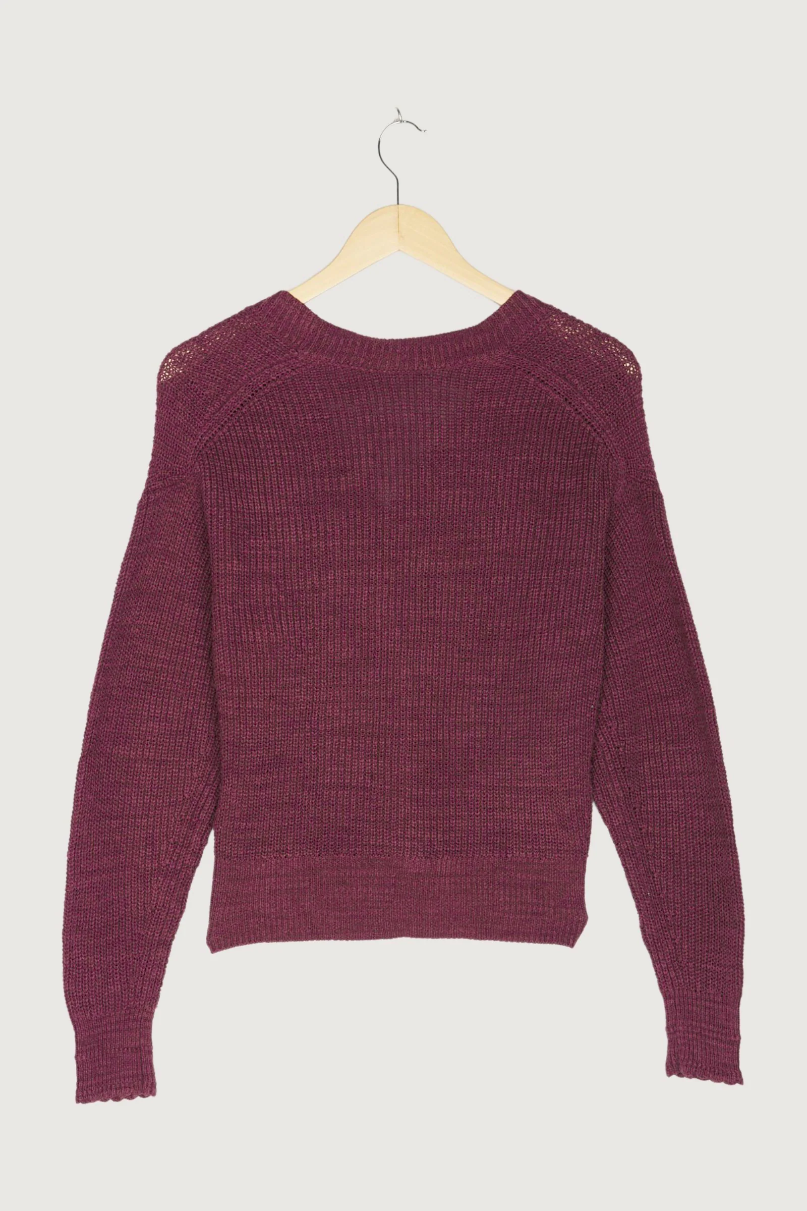 Secondhand Strickjacke aus Leinen und Bio-Baumwolle - Image 8