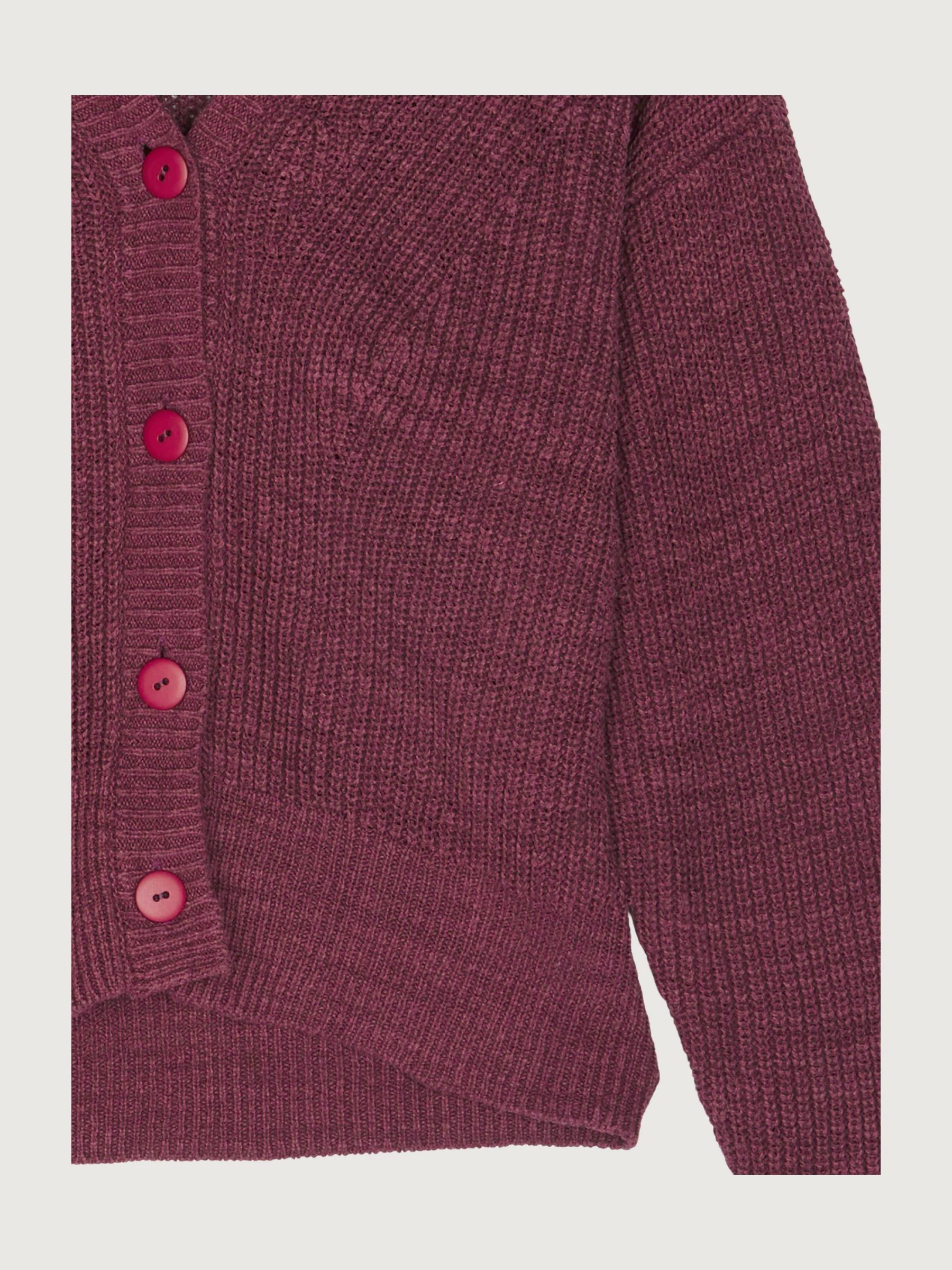 Secondhand Strickjacke aus Leinen und Bio-Baumwolle - Image 9