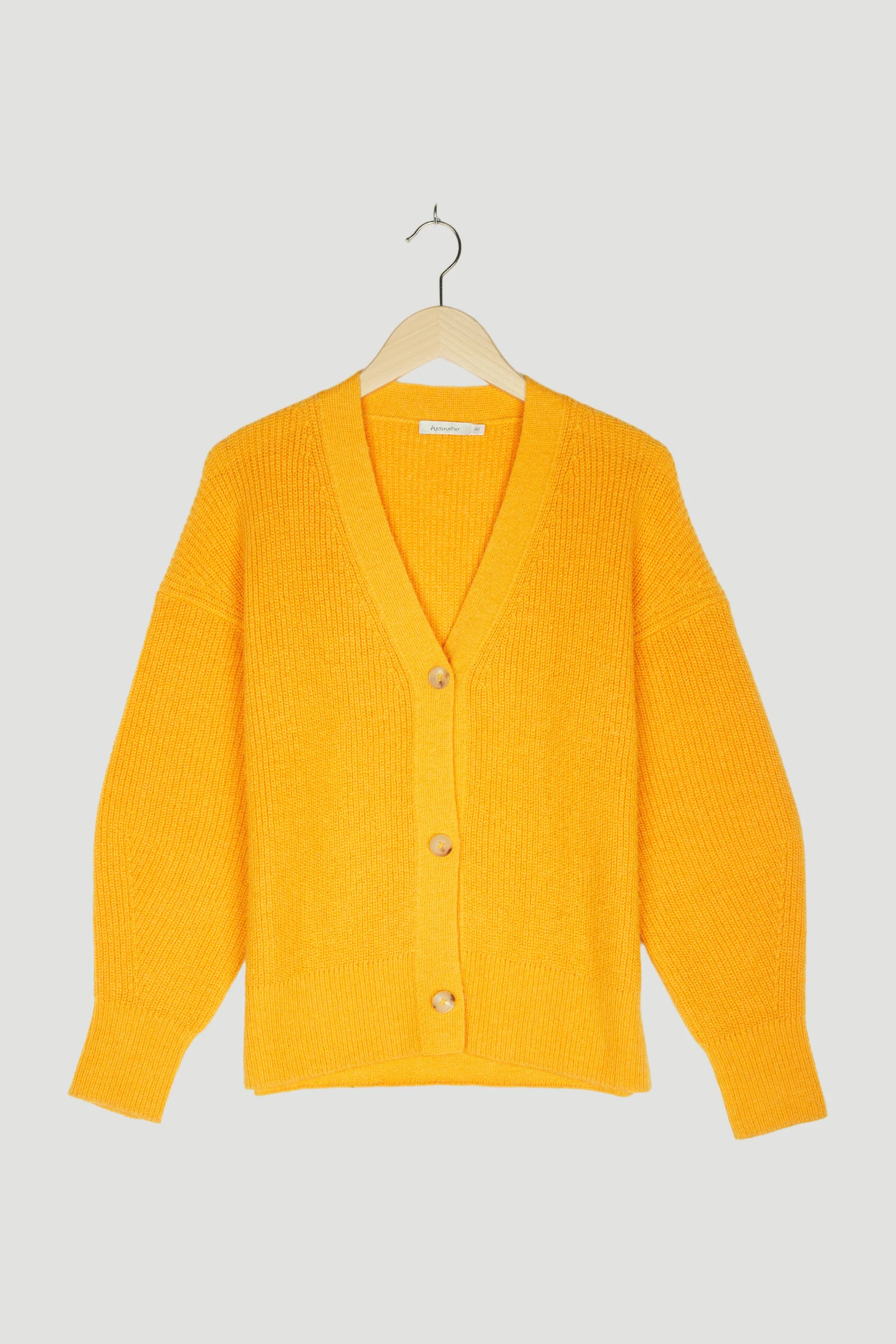 Secondhand Strickjacke aus reinem Alpaka