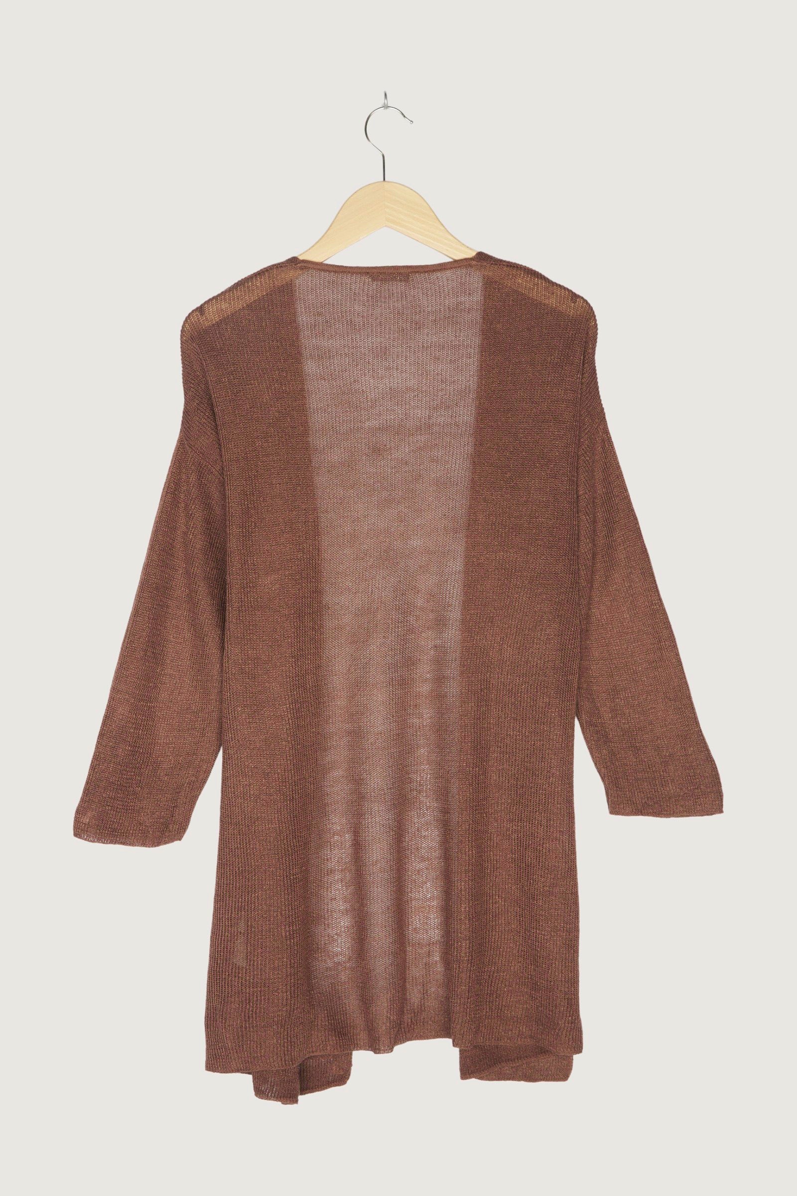 Secondhand Strickjacke aus reinem Bio-Leinen - Image 11