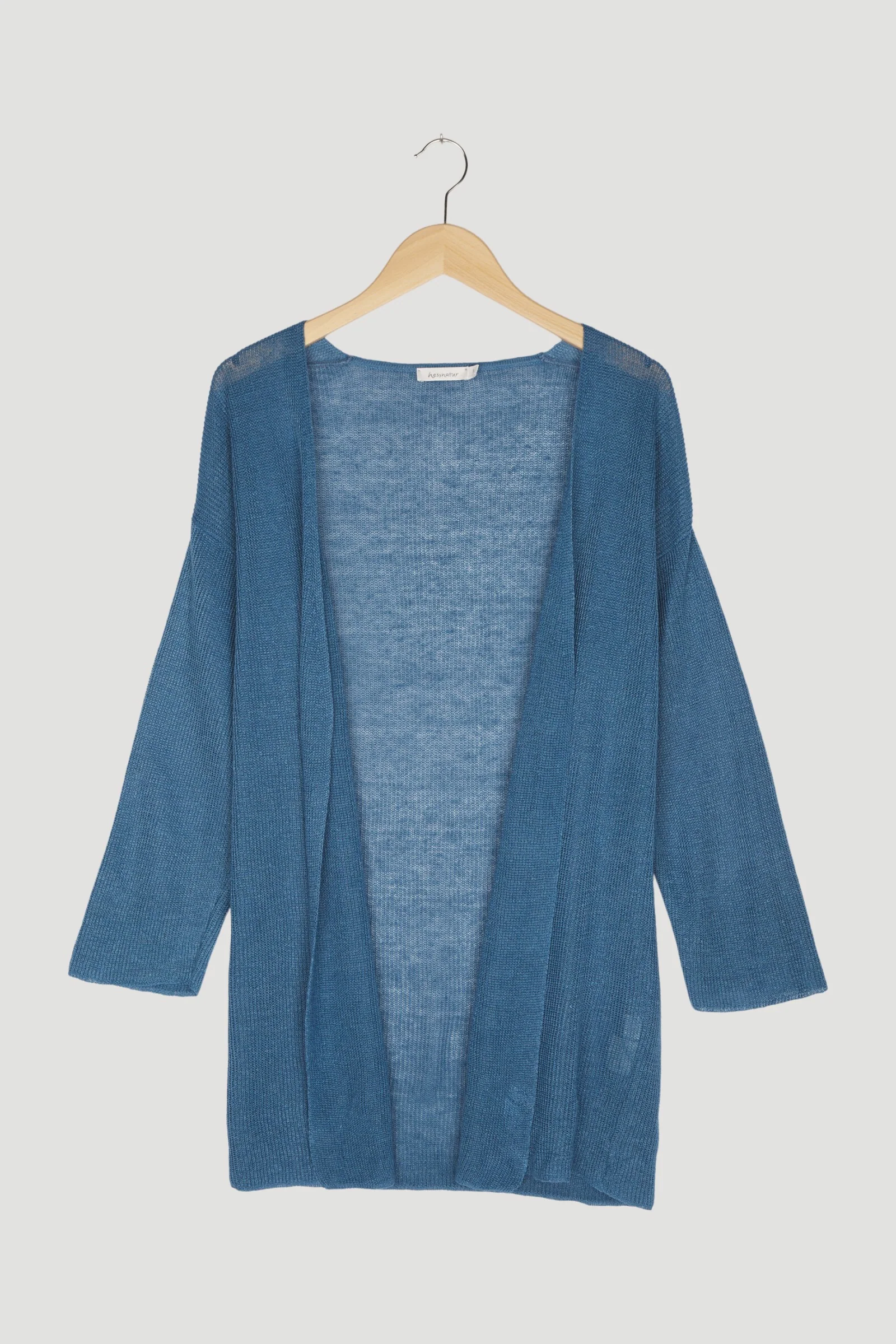 Secondhand Strickjacke aus reinem Bio-Leinen - Image 3