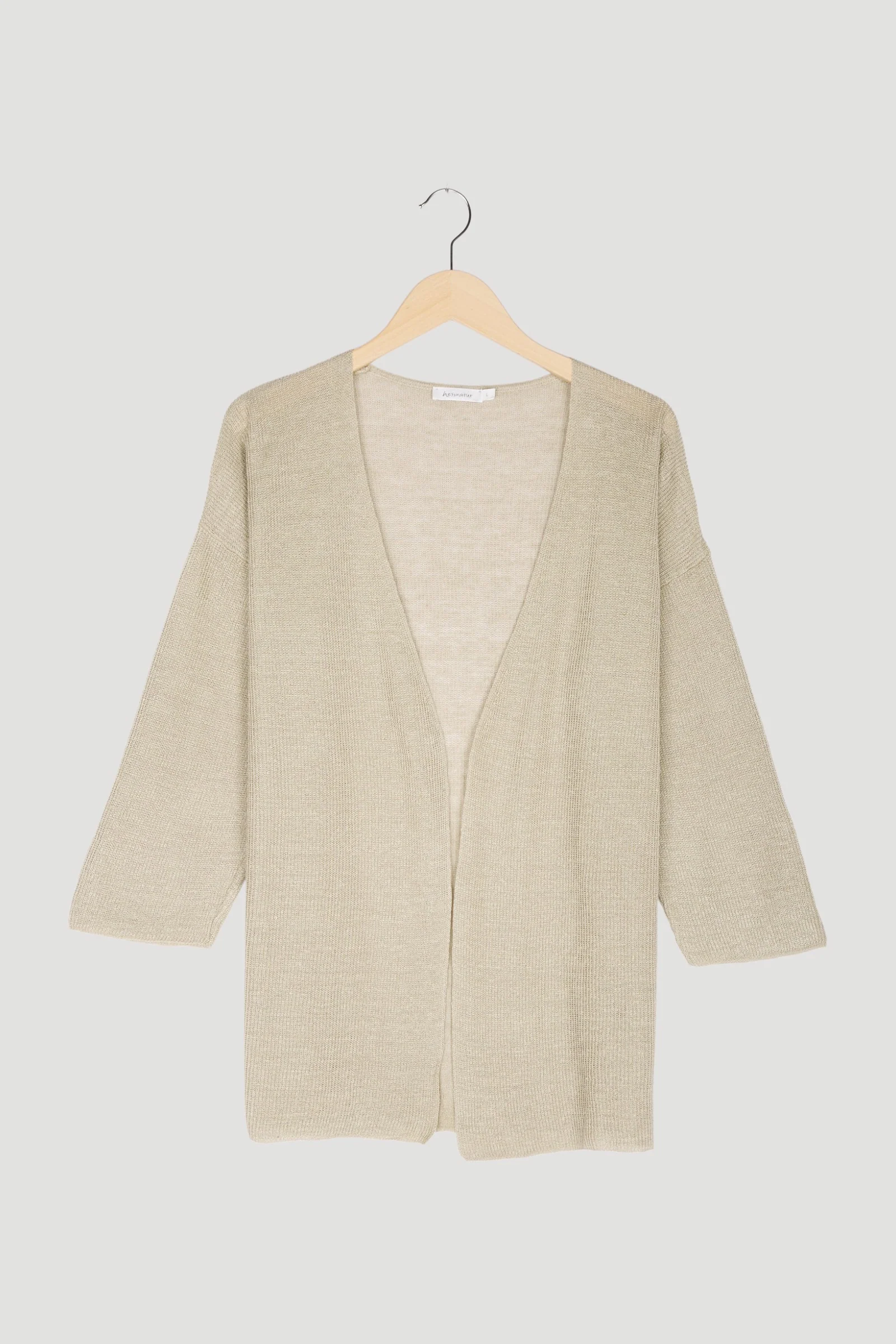 Secondhand Strickjacke aus reinem Bio-Leinen - Image 7