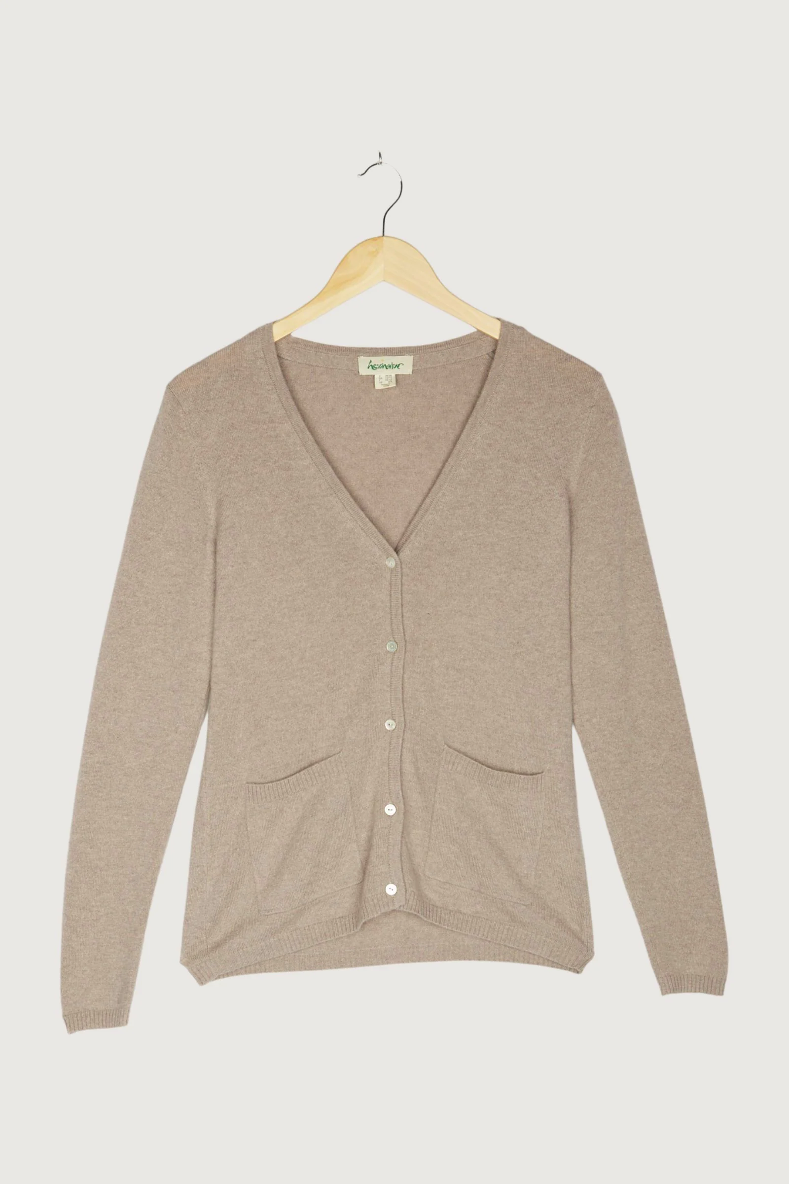 Secondhand Strickjacke aus reinem Kaschmir