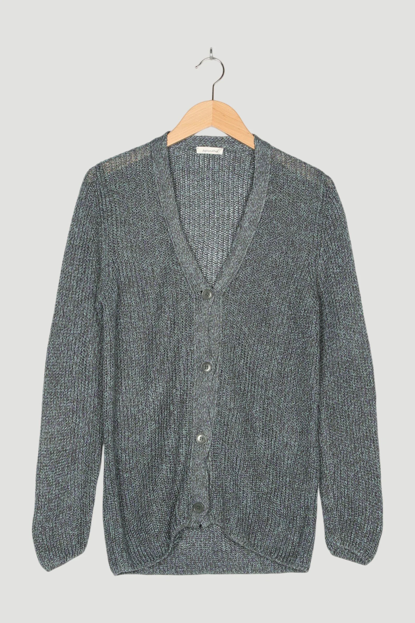 Secondhand Strickjacke aus reinem Leinen