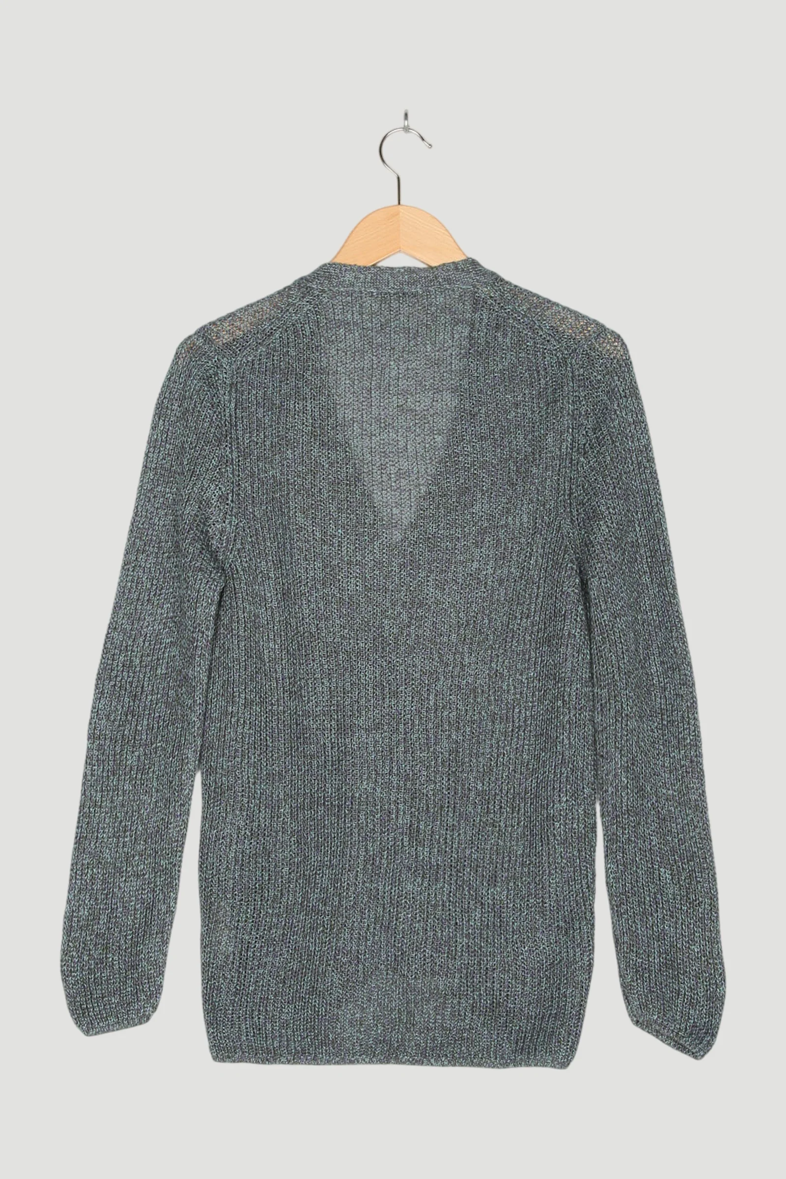 Secondhand Strickjacke aus reinem Leinen - Image 2