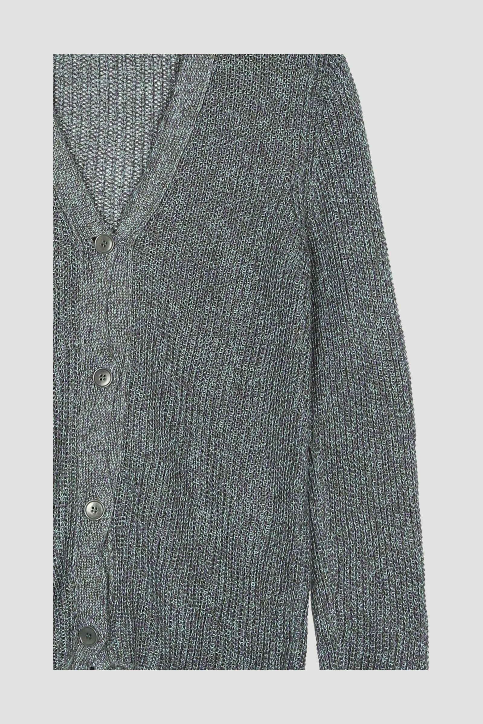 Secondhand Strickjacke aus reinem Leinen - Image 3