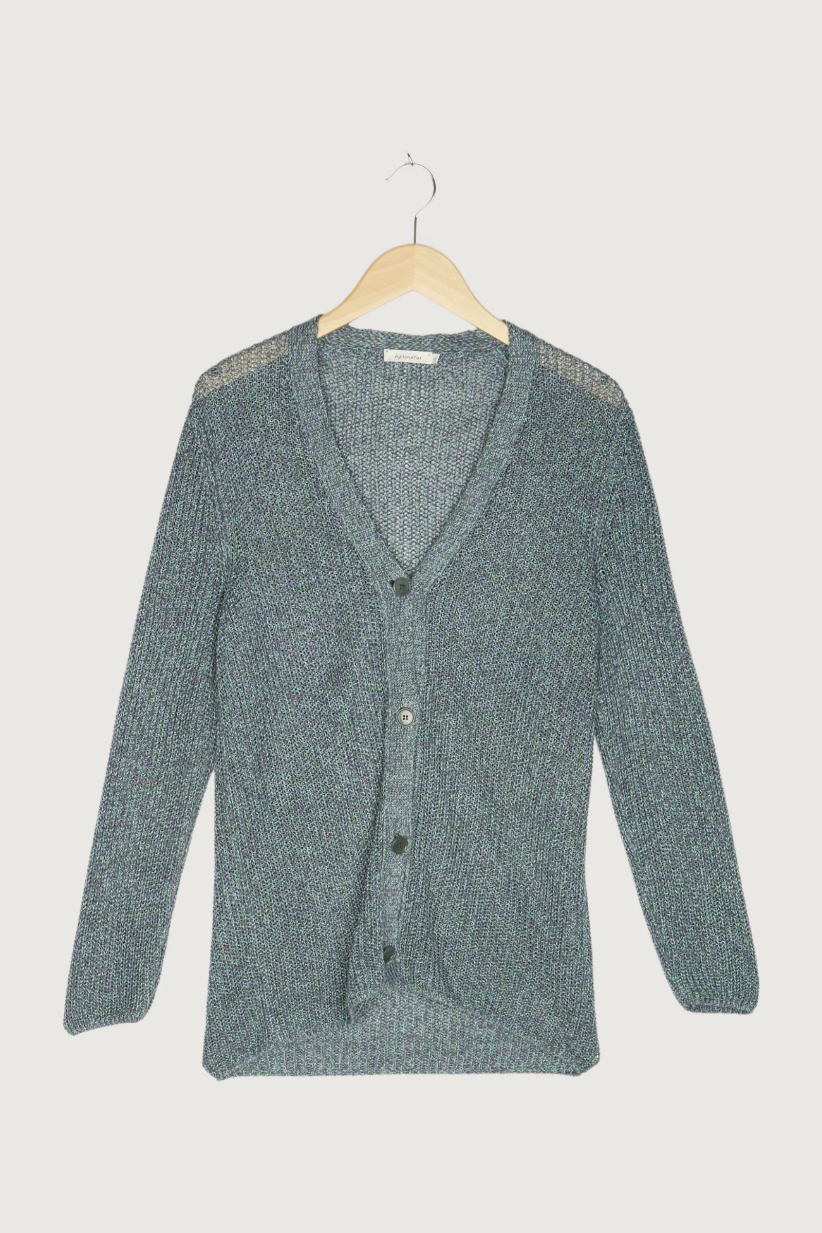 Secondhand Strickjacke aus reinem Leinen - Image 7
