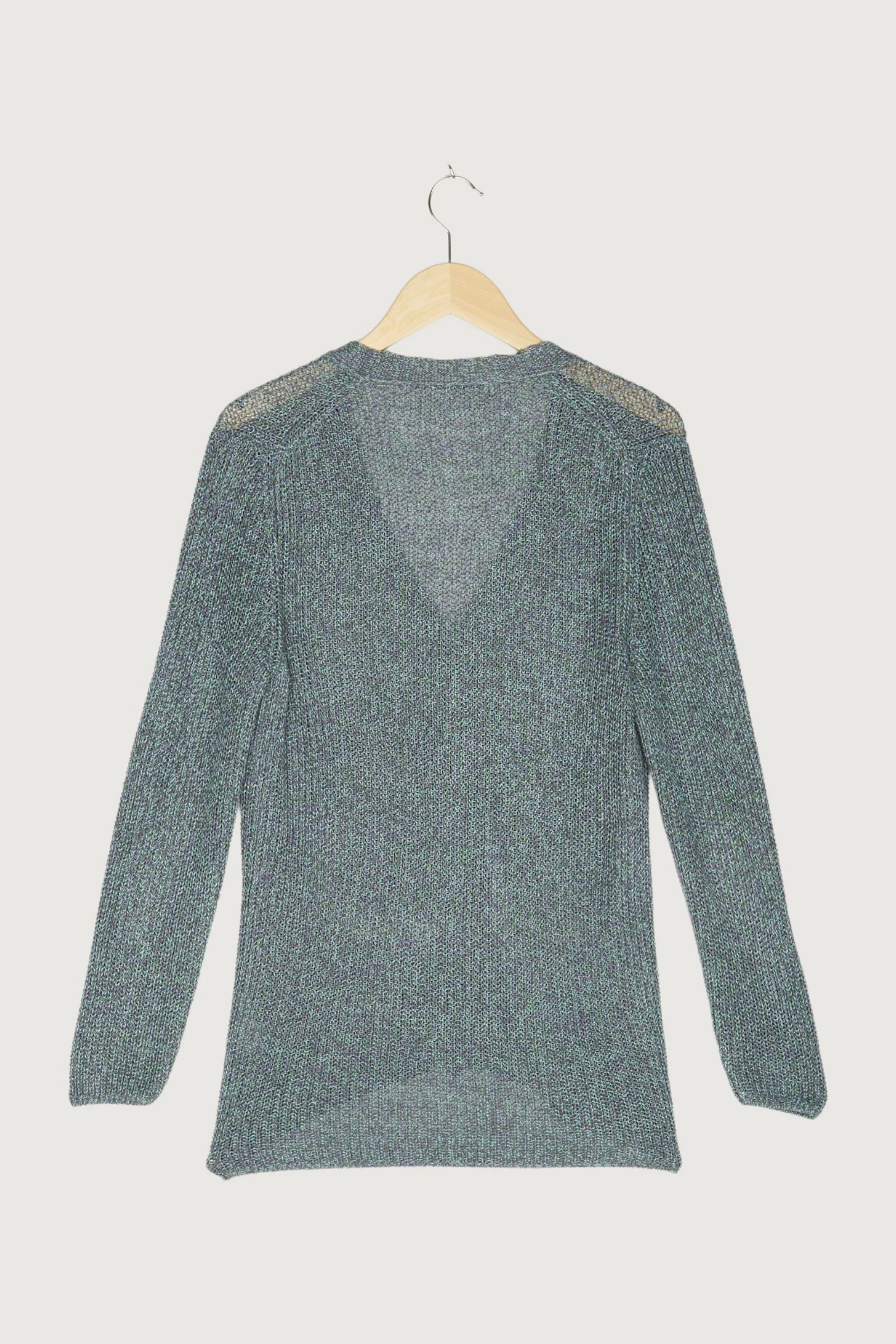 Secondhand Strickjacke aus reinem Leinen - Image 8