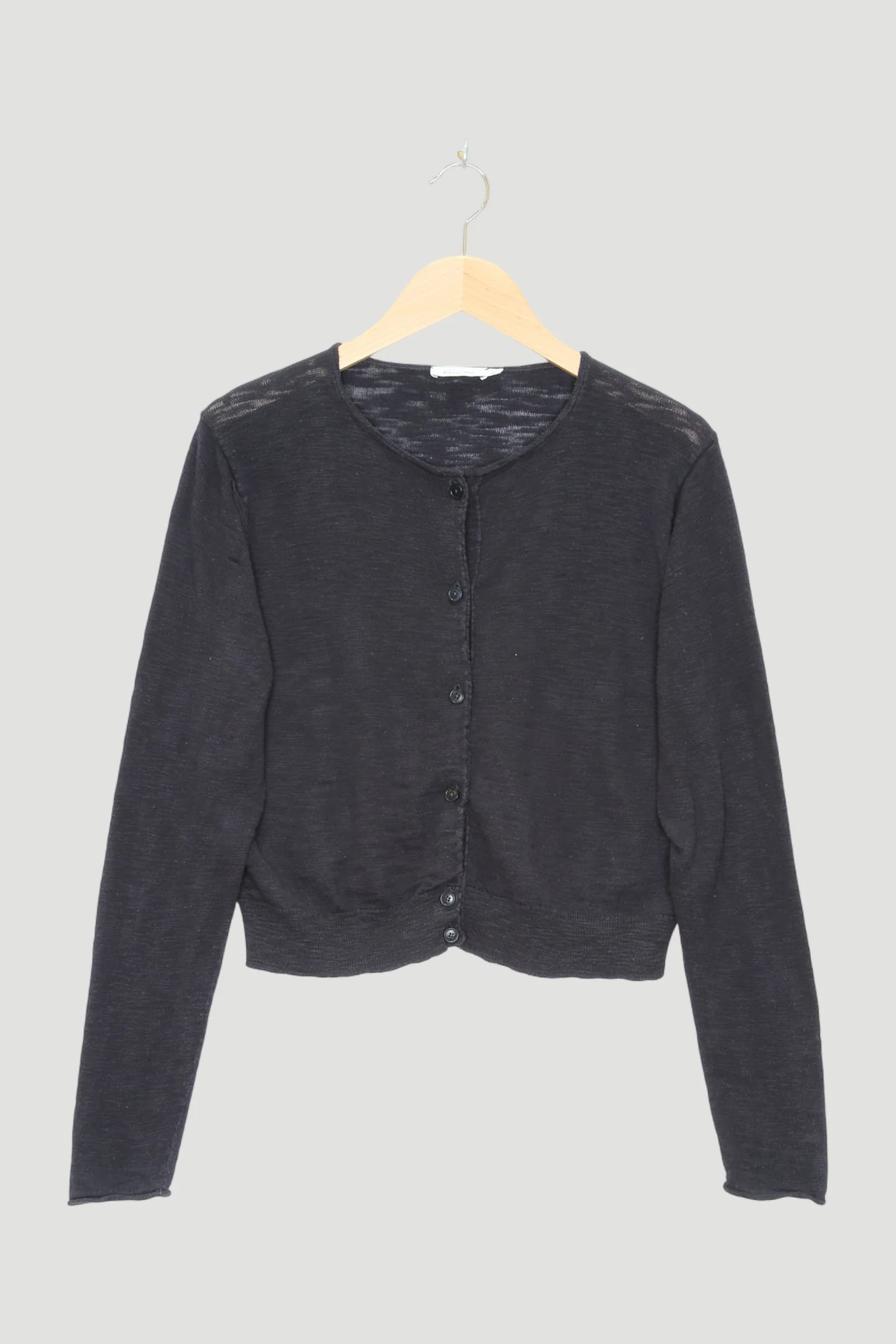 Secondhand Strickjacke aus reiner Bio-Baumwolle