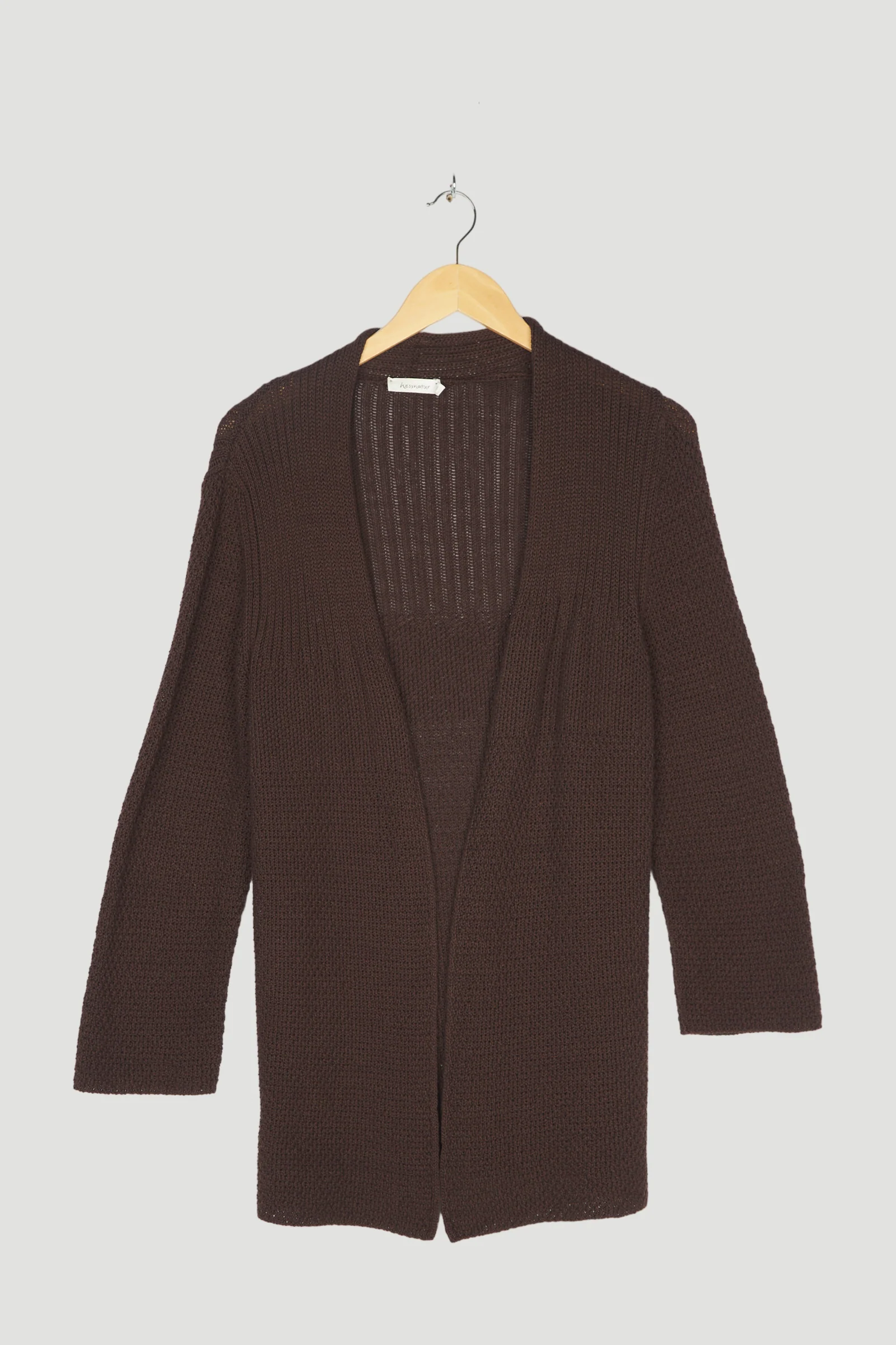 Secondhand Strickjacke aus reiner Bio-Baumwolle