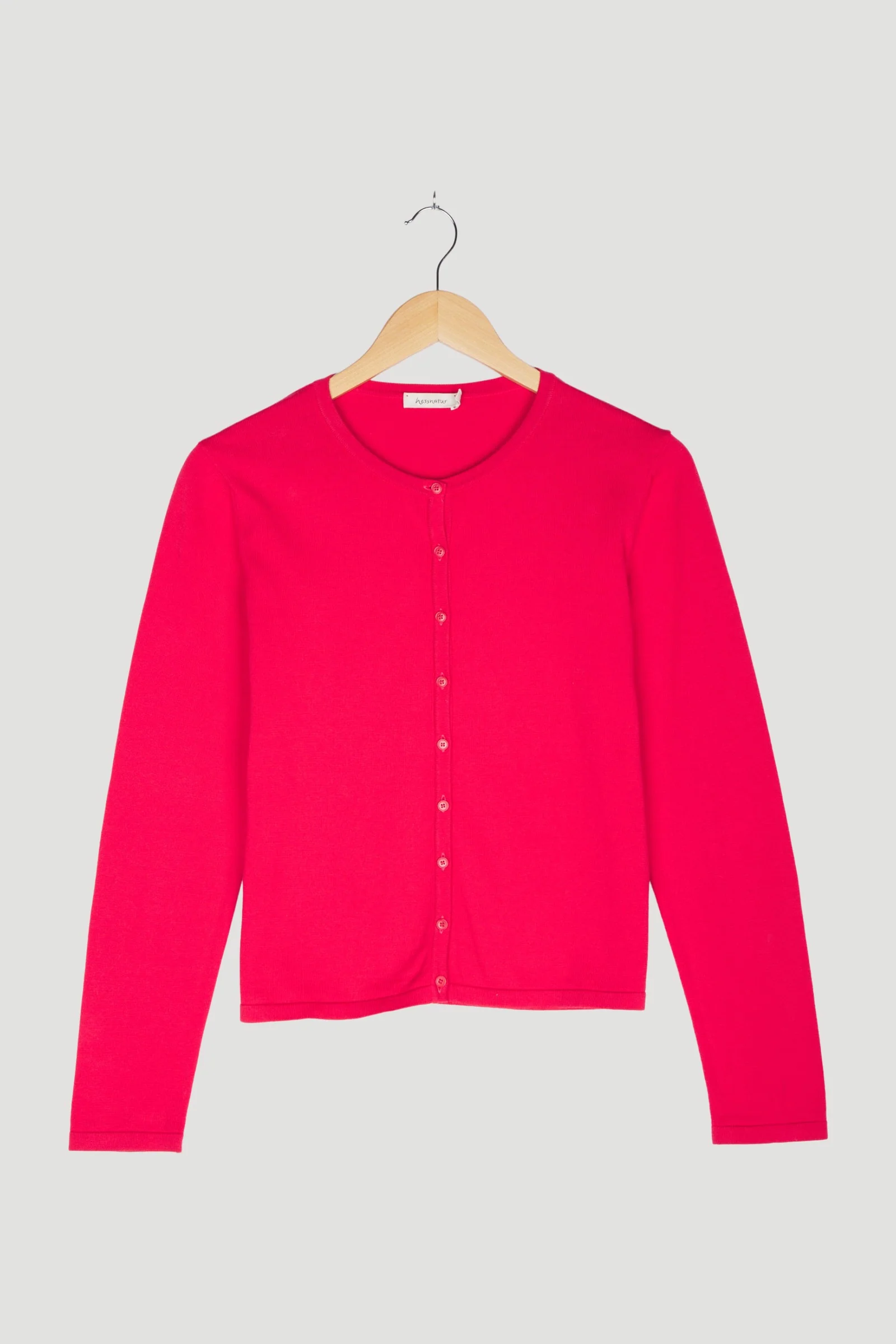 Secondhand Strickjacke aus reiner Bio-Baumwolle