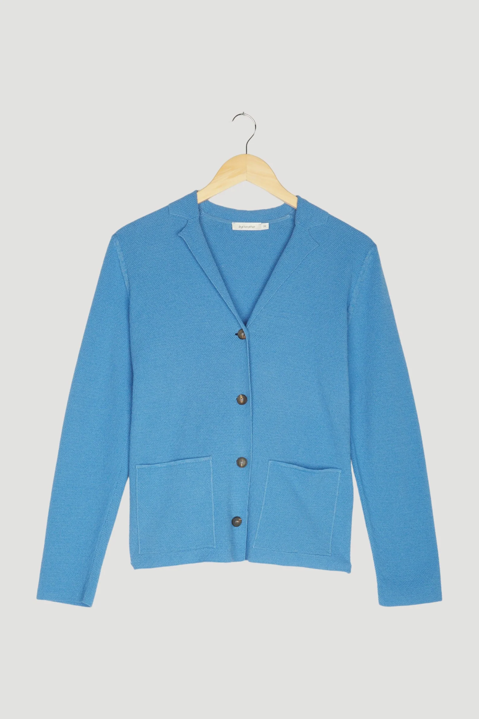 Secondhand Strickjacke aus reiner Bio-Baumwolle