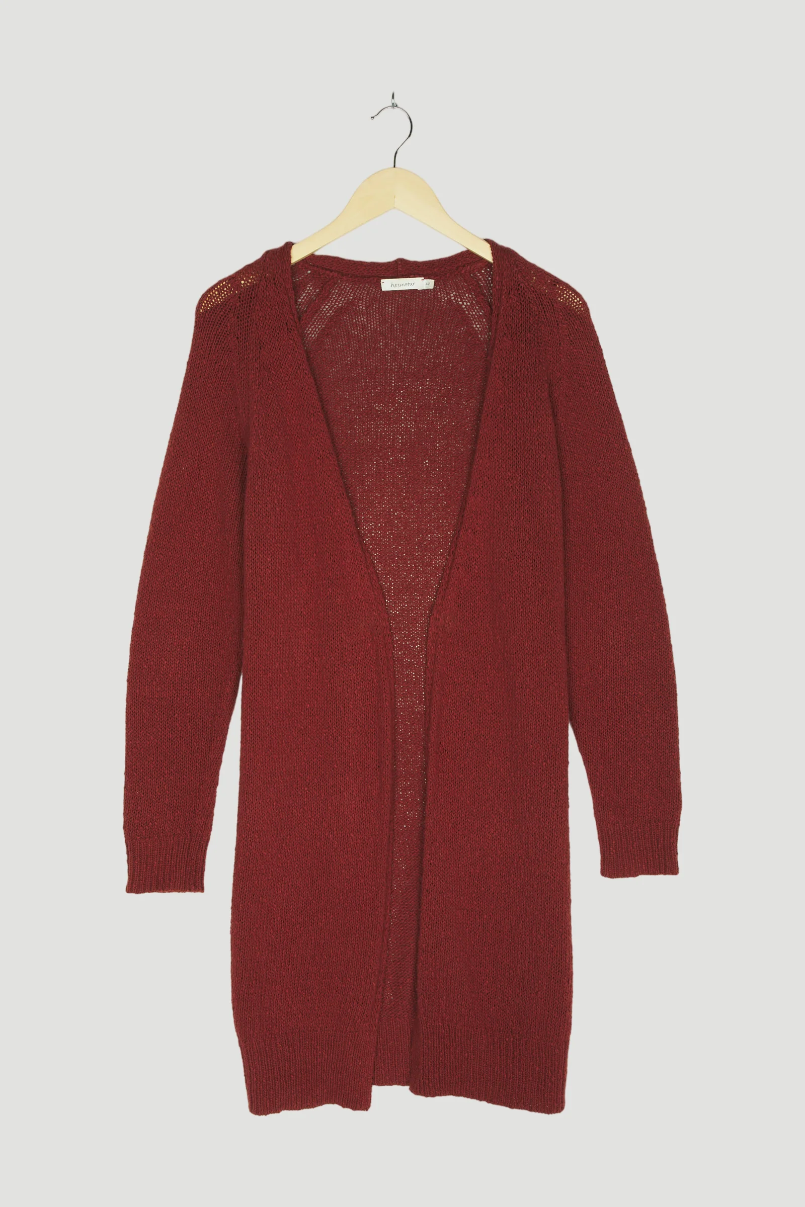 Secondhand Strickjacke aus reiner Bio-Baumwolle
