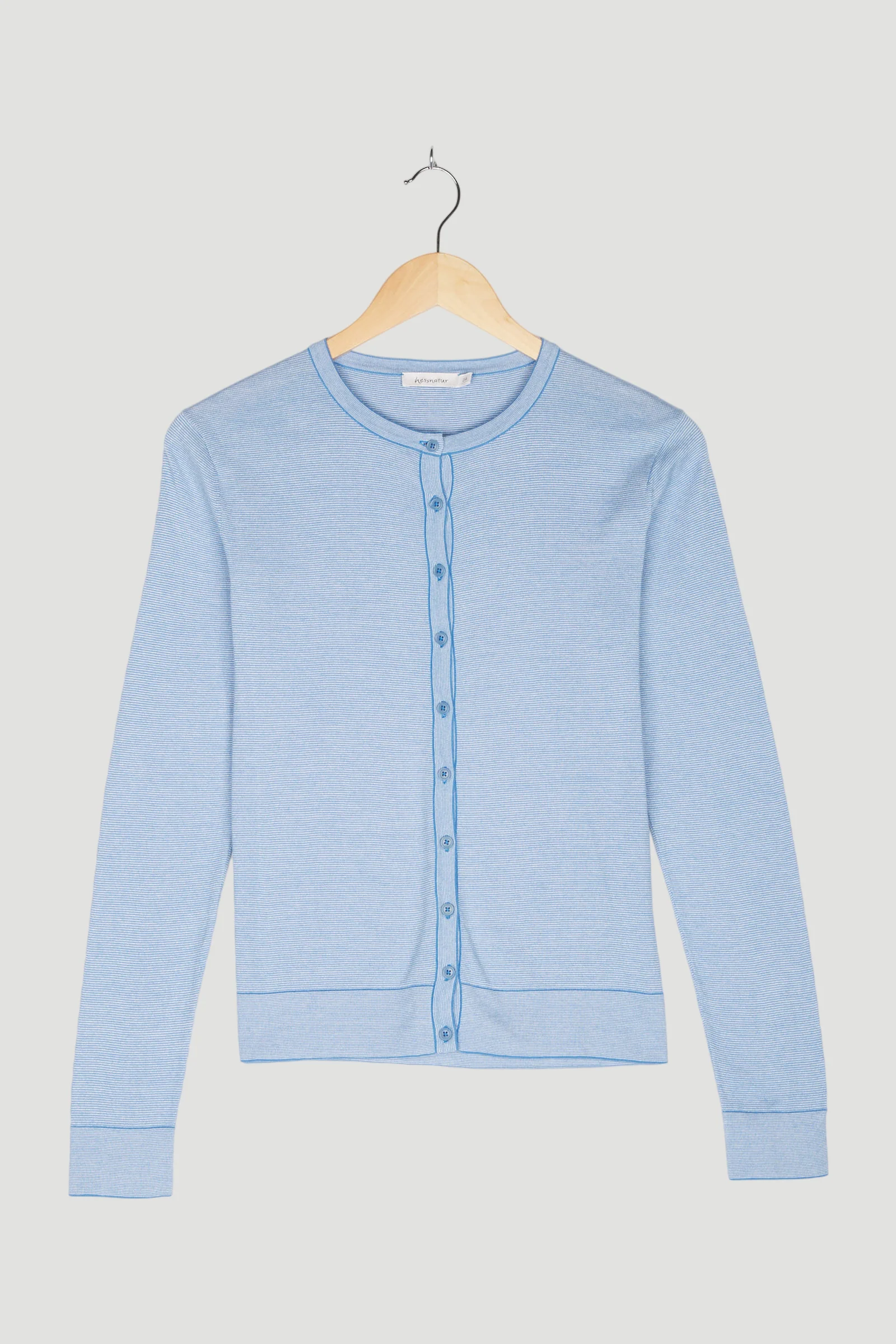 Secondhand Strickjacke aus reiner Bio-Baumwolle