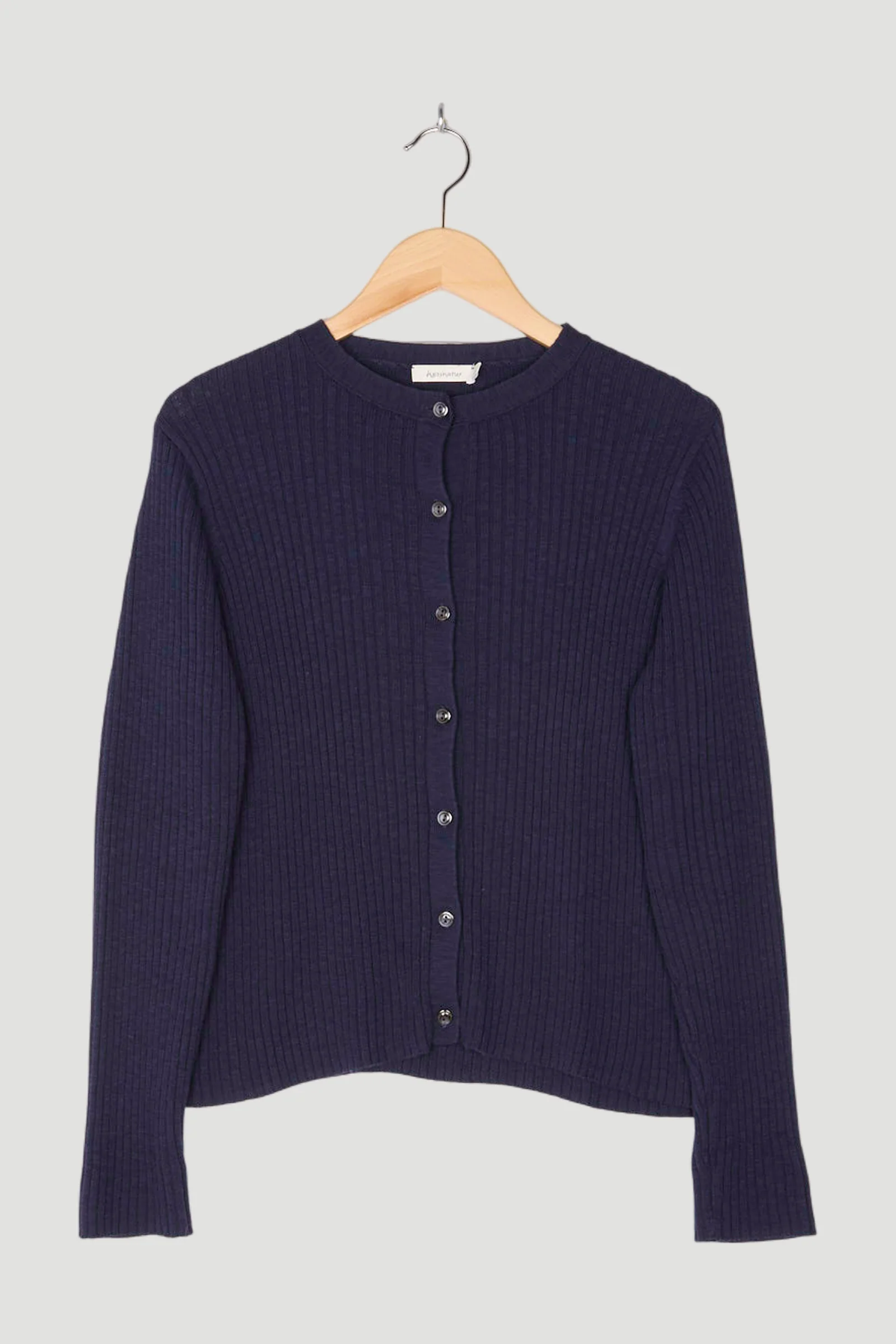 Secondhand Strickjacke aus reiner Bio-Baumwolle