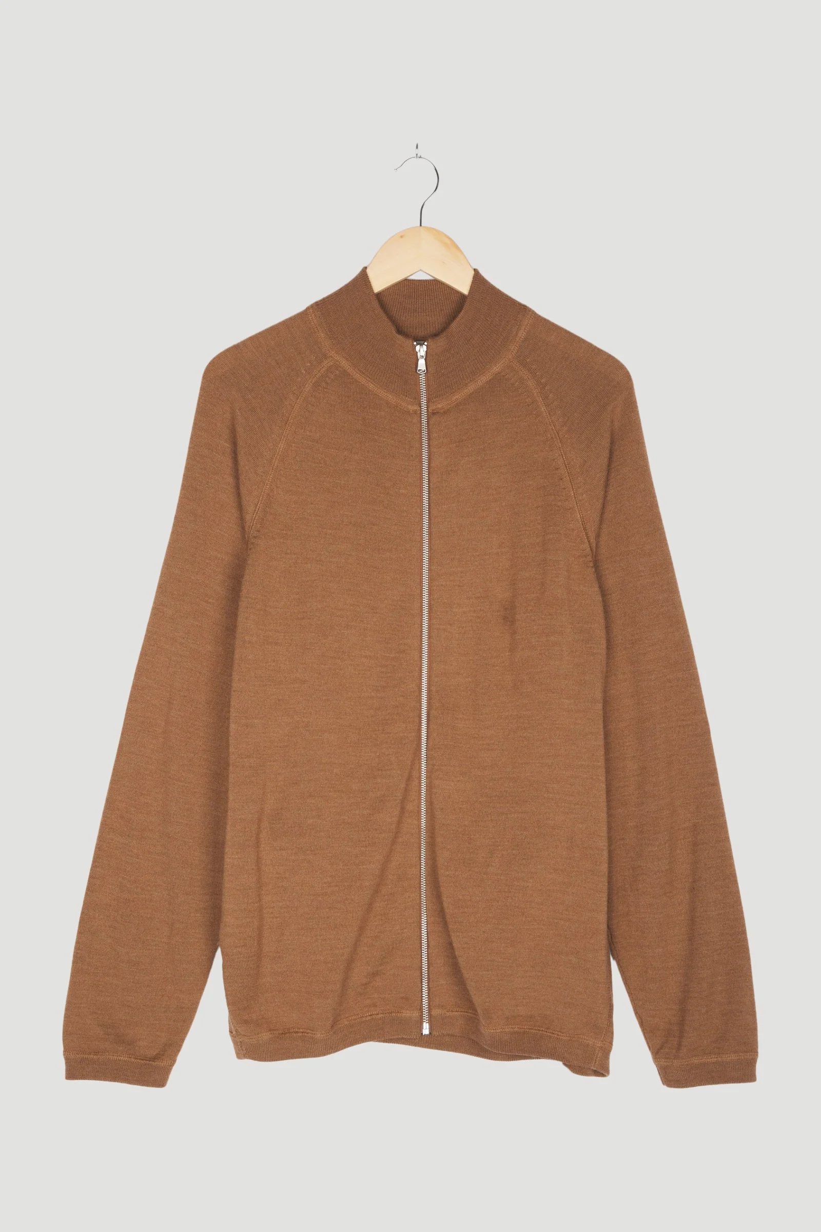 Secondhand Strickjacke aus reiner Bio-Merinowolle