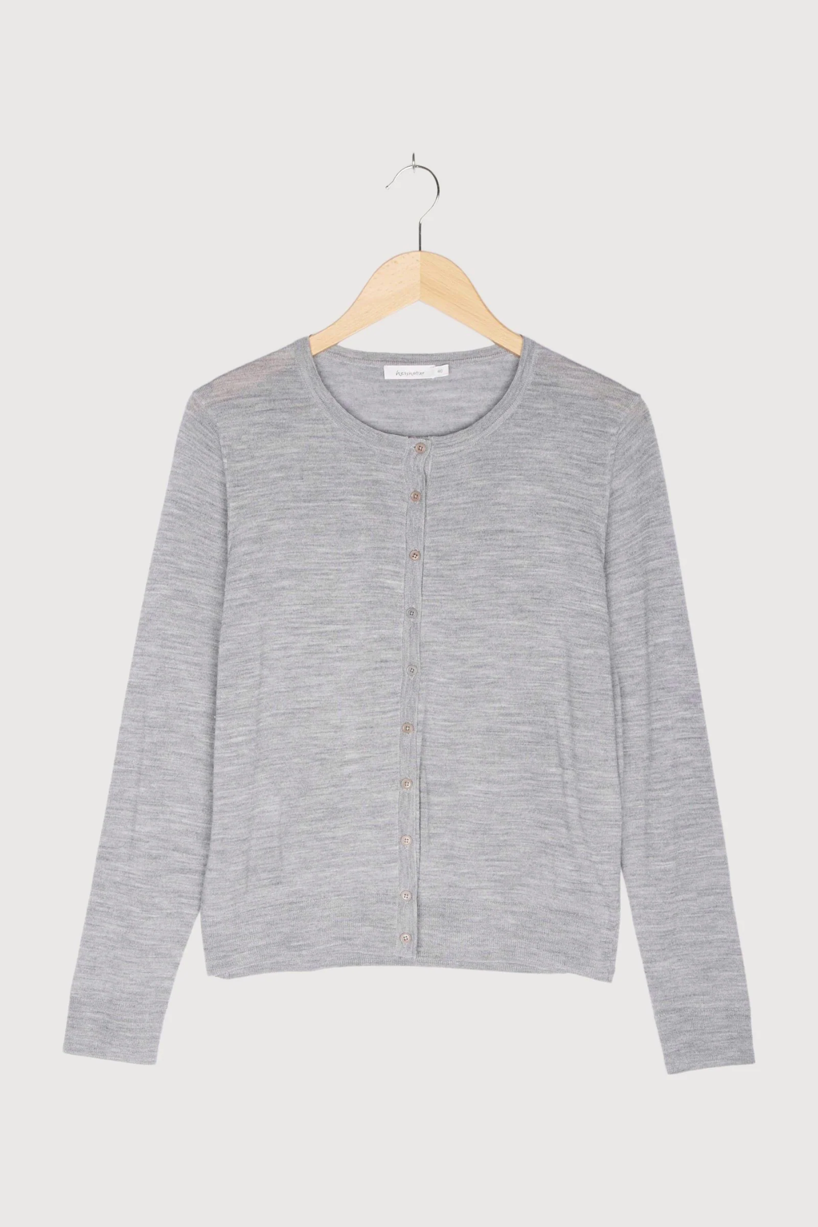 Secondhand Strickjacke aus reiner Bio-Schurwolle - Image 16