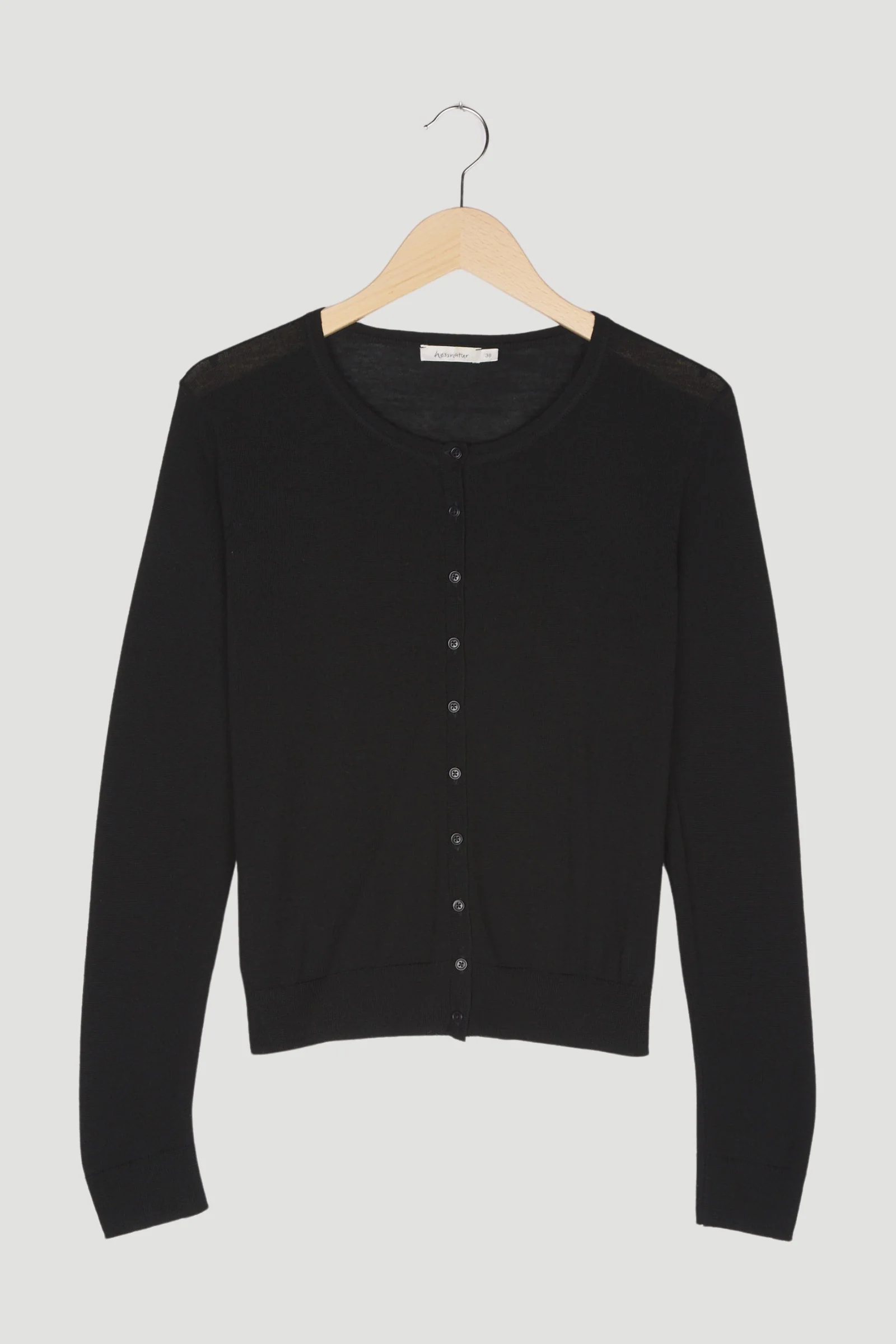 Secondhand Strickjacke aus reiner Bio-Schurwolle - Image 4