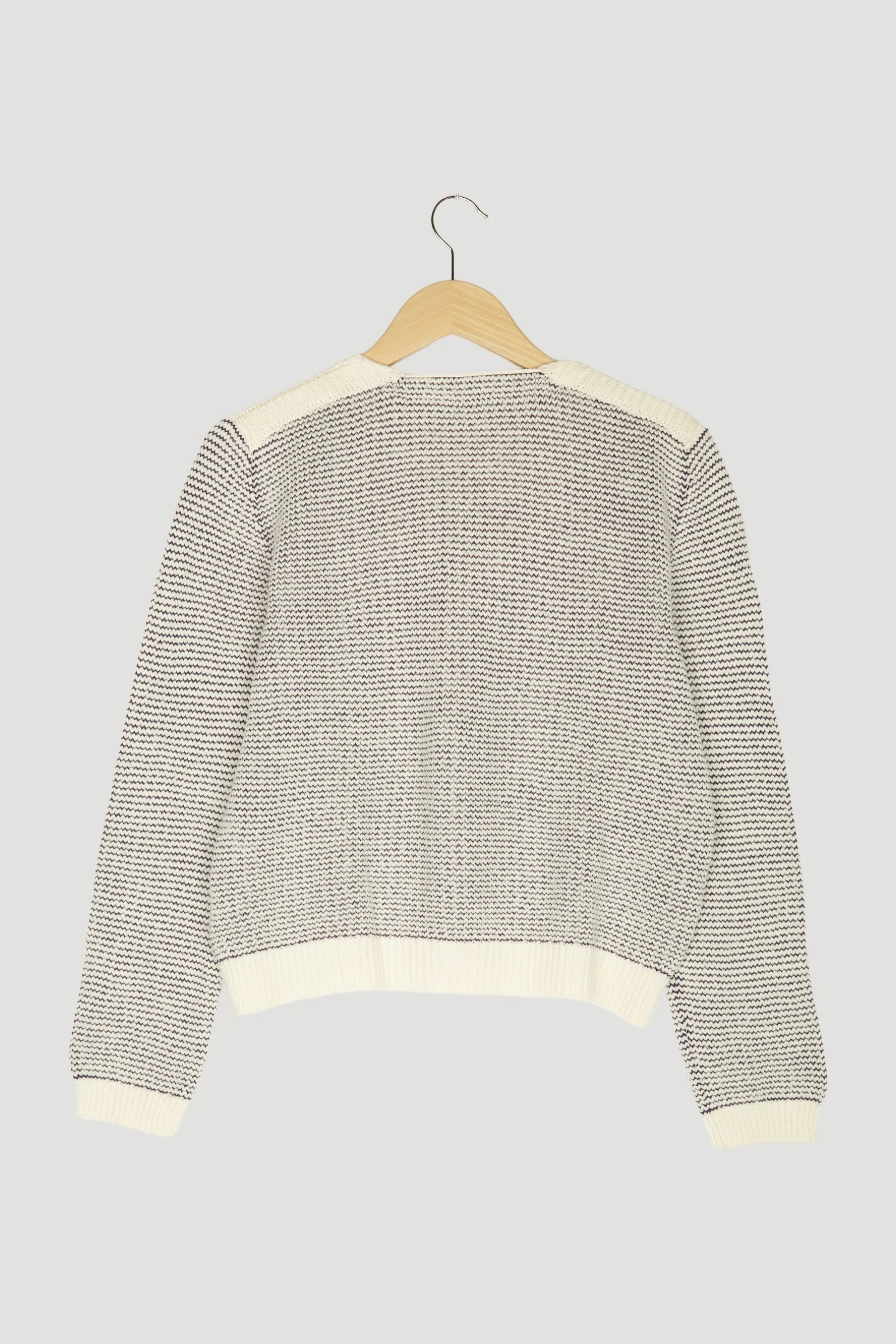 Secondhand Strickjacke aus reiner Bio-Schurwolle - Image 2