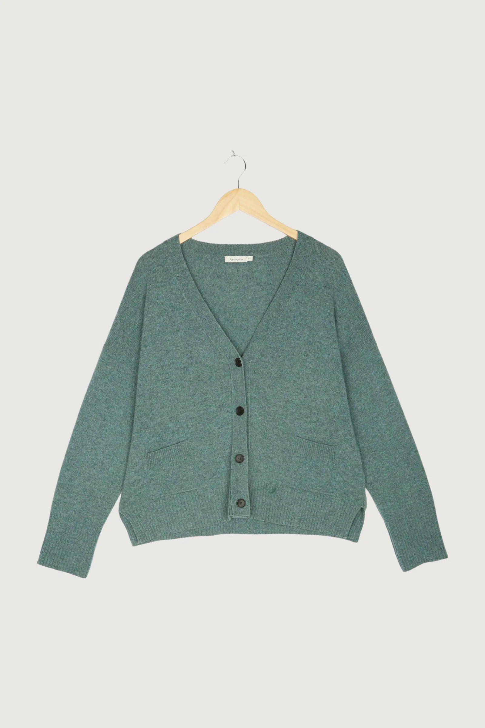 Secondhand Strickjacke aus reiner Lambswool - Image 4