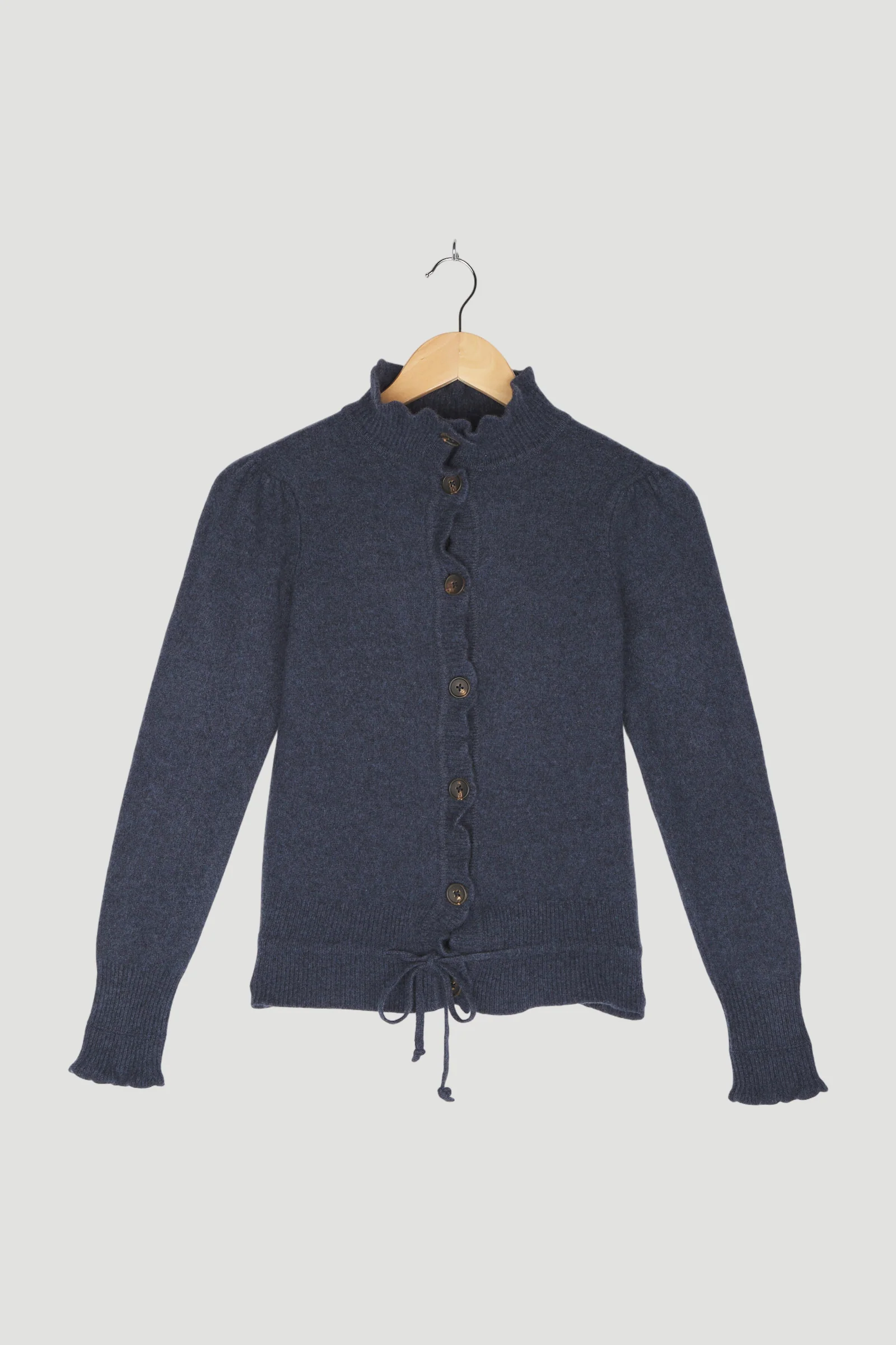 Secondhand Strickjacke aus reiner Lambswool