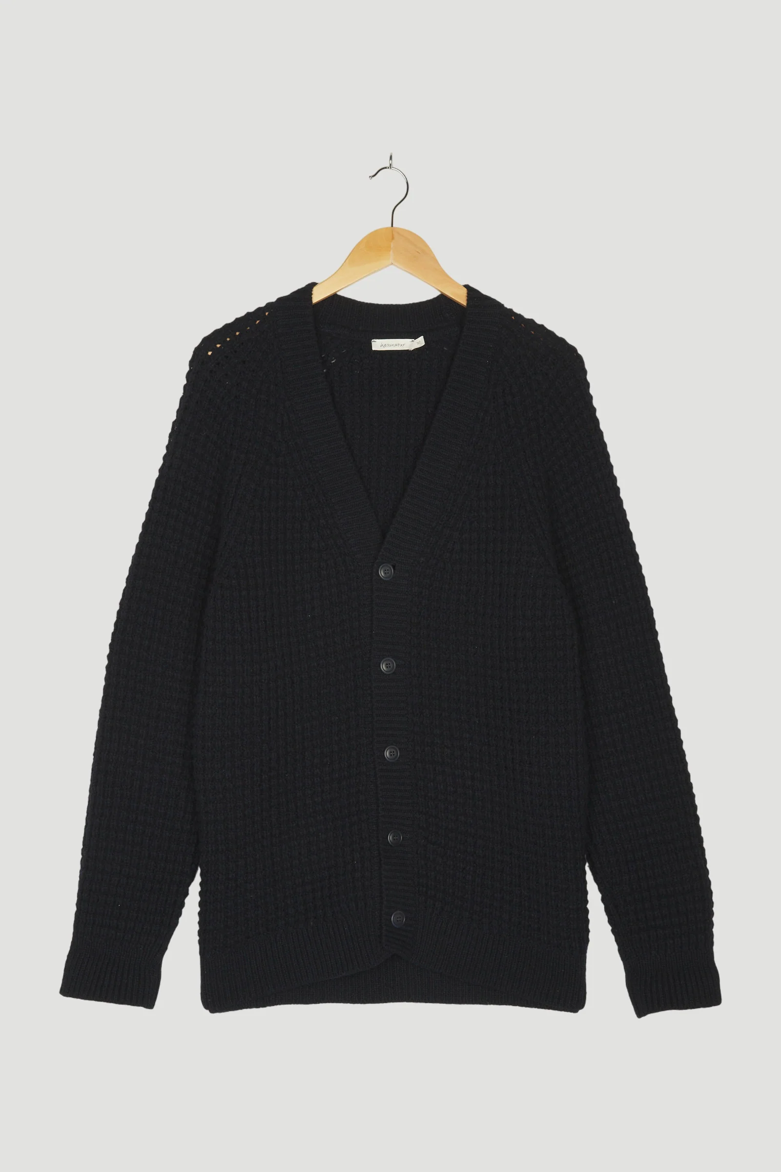 Secondhand Strickjacke aus reiner Mongolen-Merinowolle