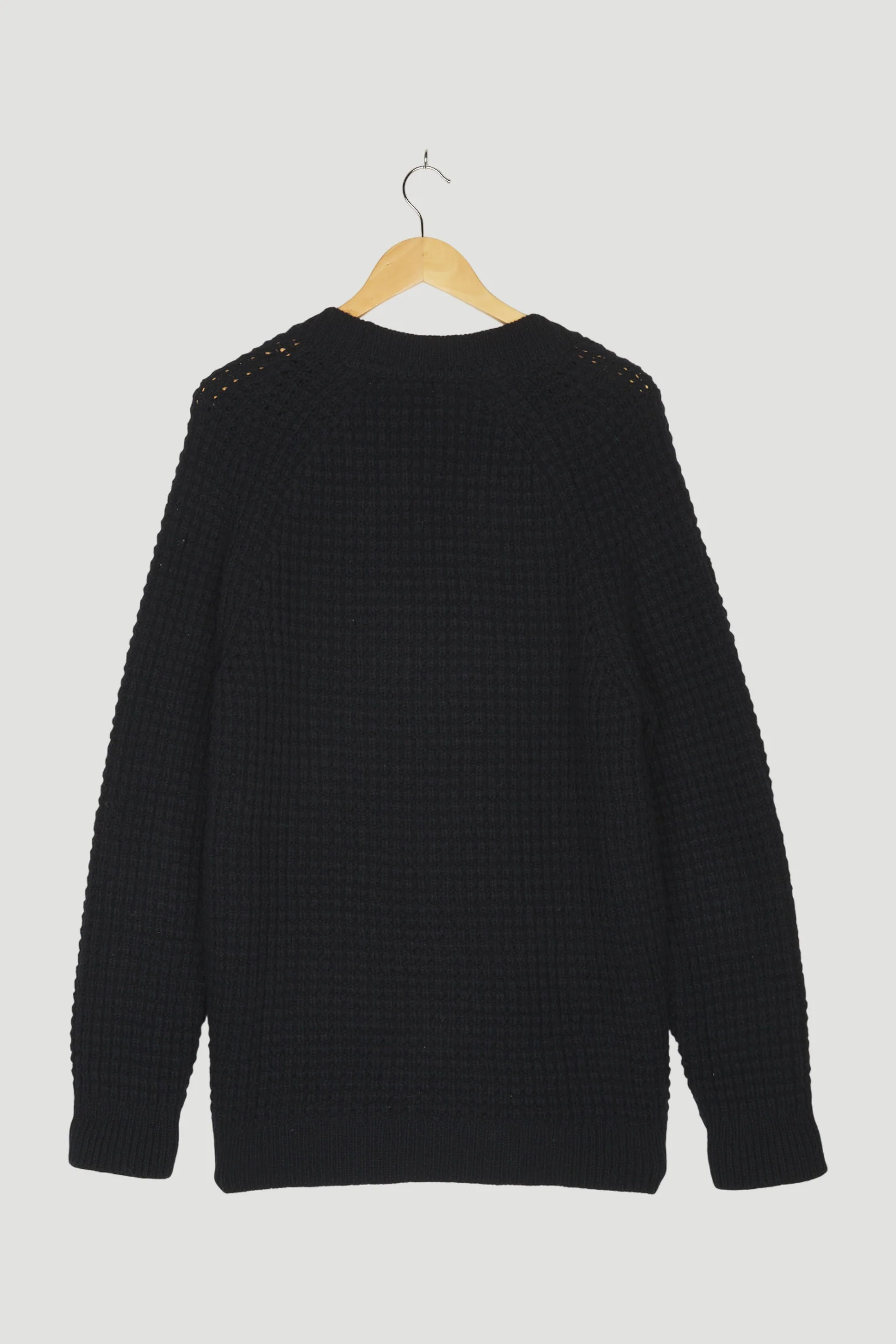 Secondhand Strickjacke aus reiner Mongolen-Merinowolle - Image 2