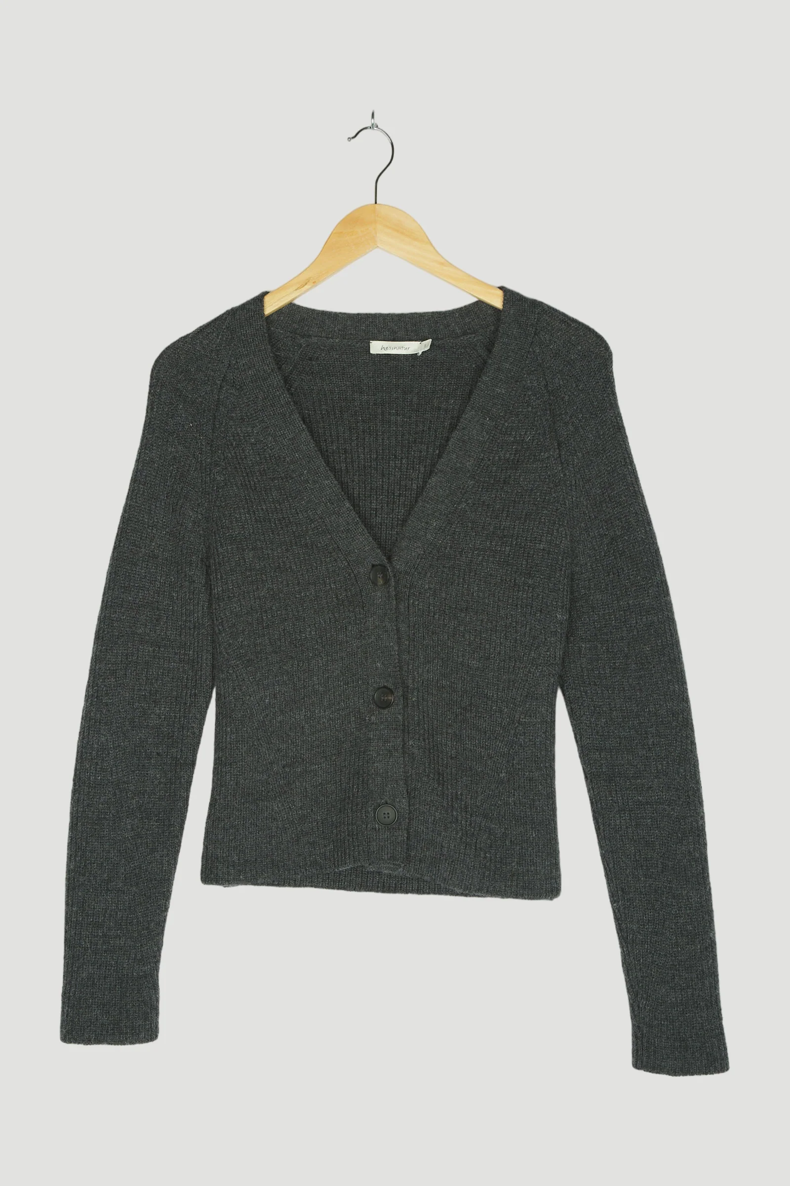 Secondhand Strickjacke aus reiner Schurwolle - Image 4