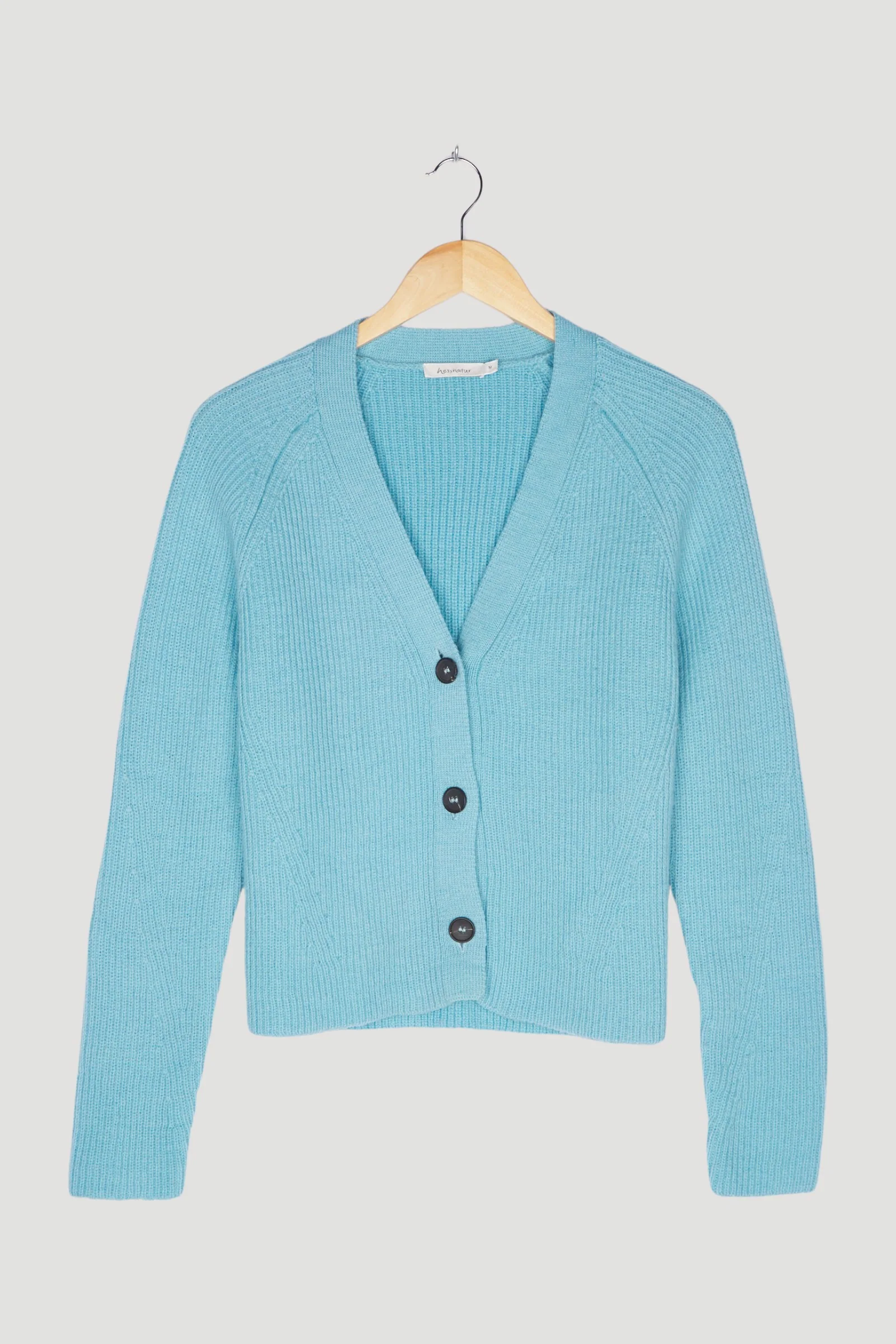 Secondhand Strickjacke aus reiner Schurwolle - Image 7