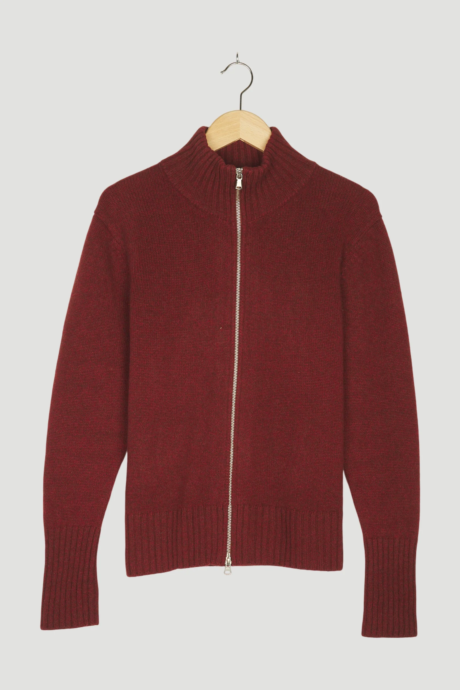 Secondhand Strickjacke aus Schur- und Yakwolle - Image 4