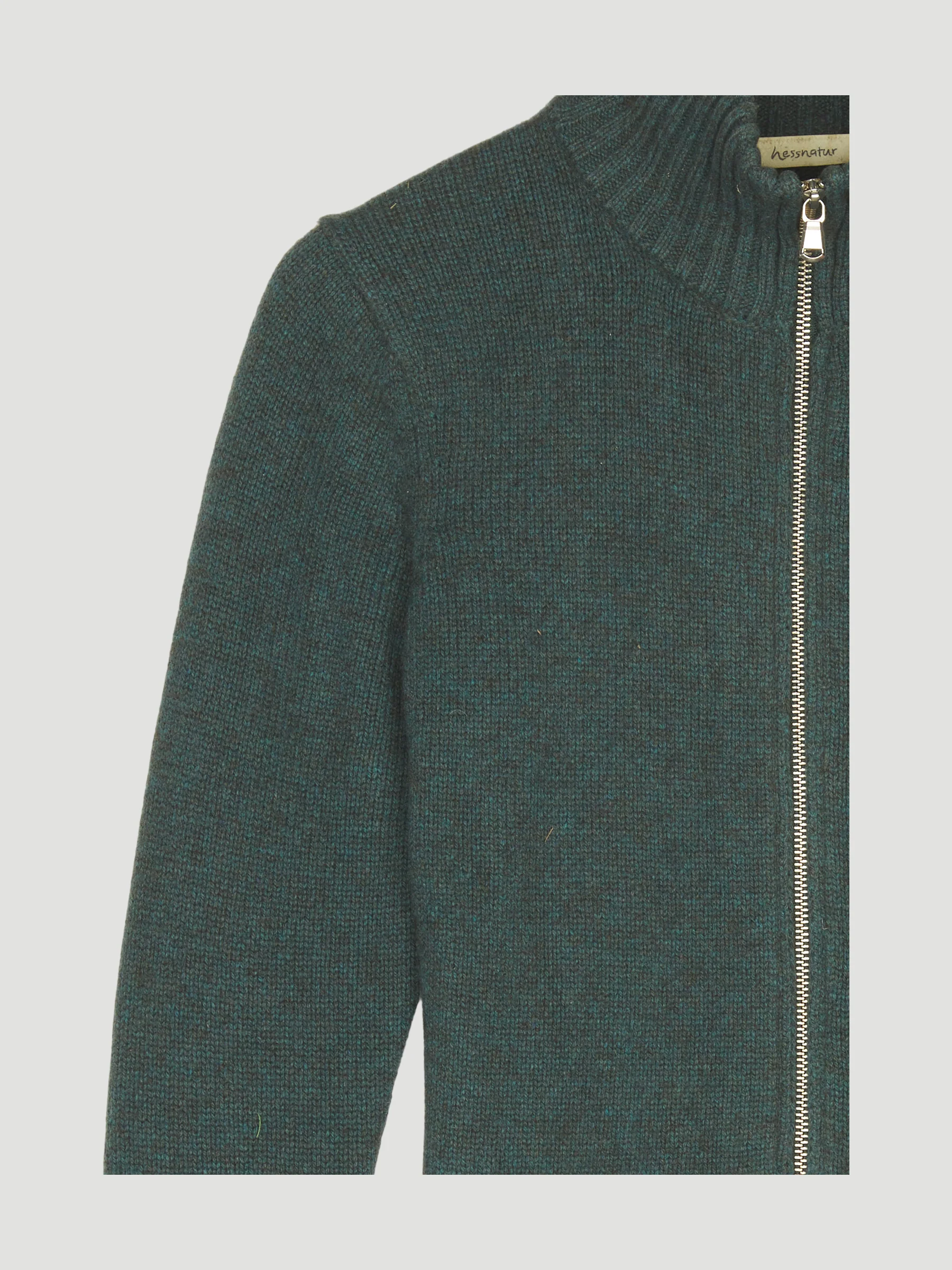 Secondhand Strickjacke aus Schur- und Yakwolle - Image 9