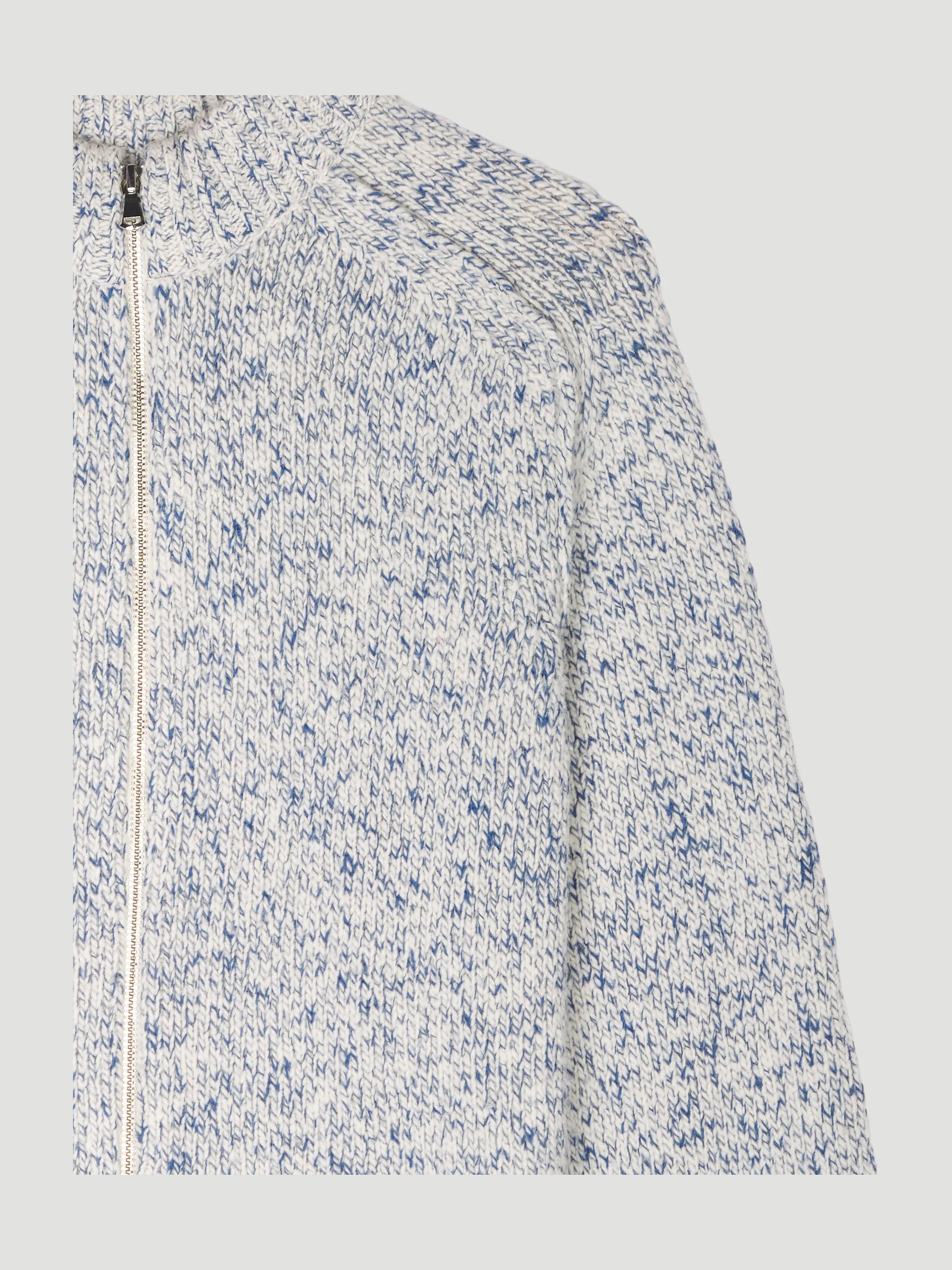 Secondhand Strickjacke aus Schurwolle mit Baumwolle - Image 4