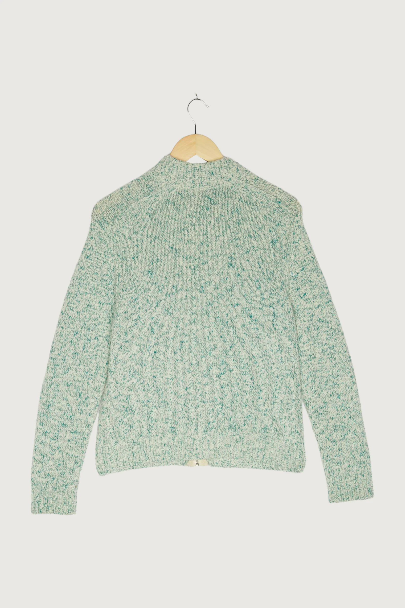 Secondhand Strickjacke aus Schurwolle mit Baumwolle - Image 5