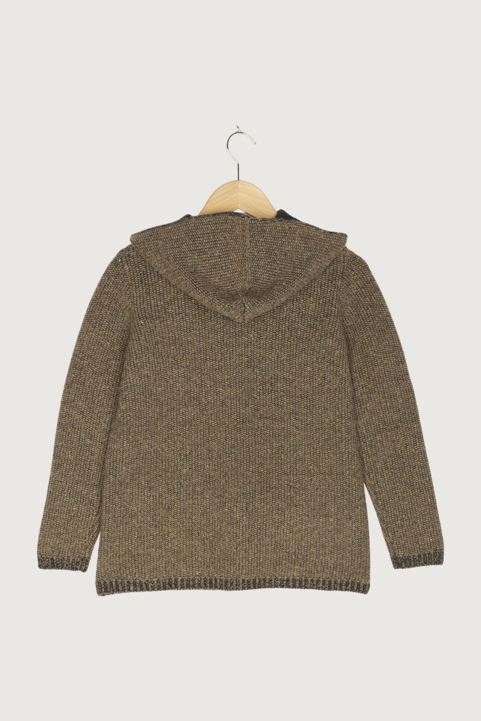 Secondhand Strickjacke aus Schurwolle mit Bio-Baumwolle - Image 2