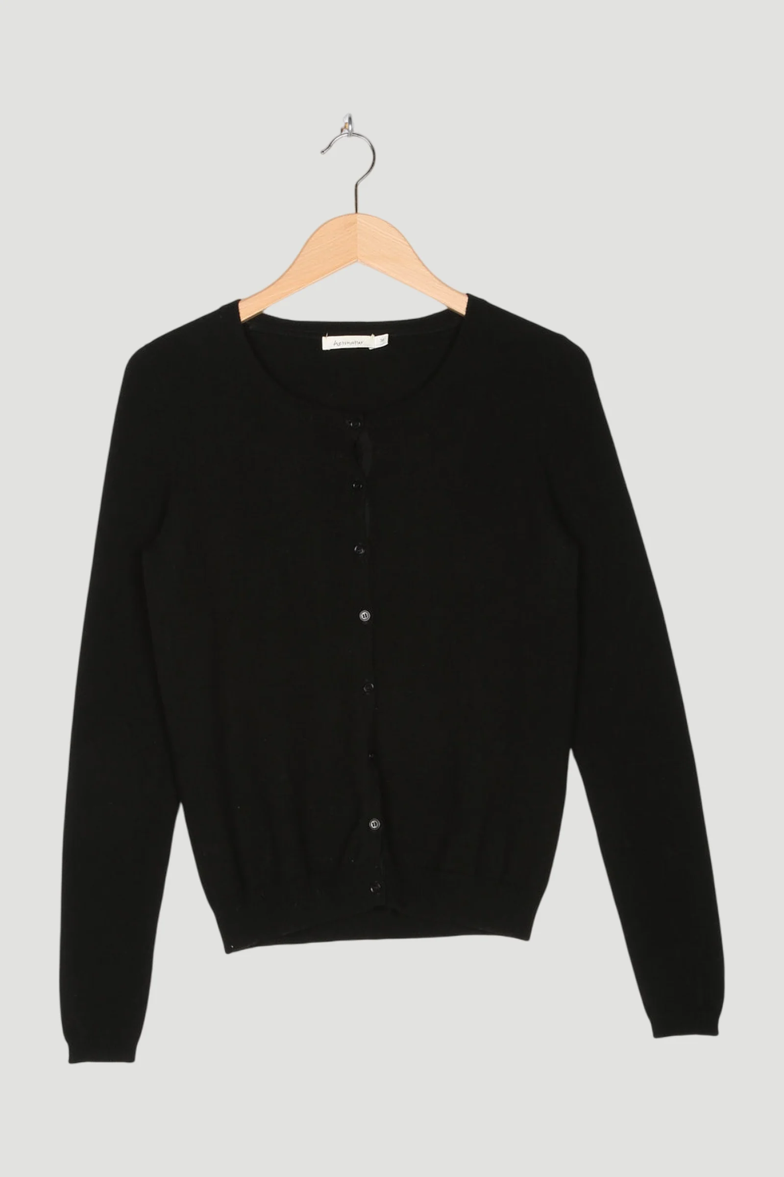 Secondhand Strickjacke aus Schurwolle mit Kaschmir