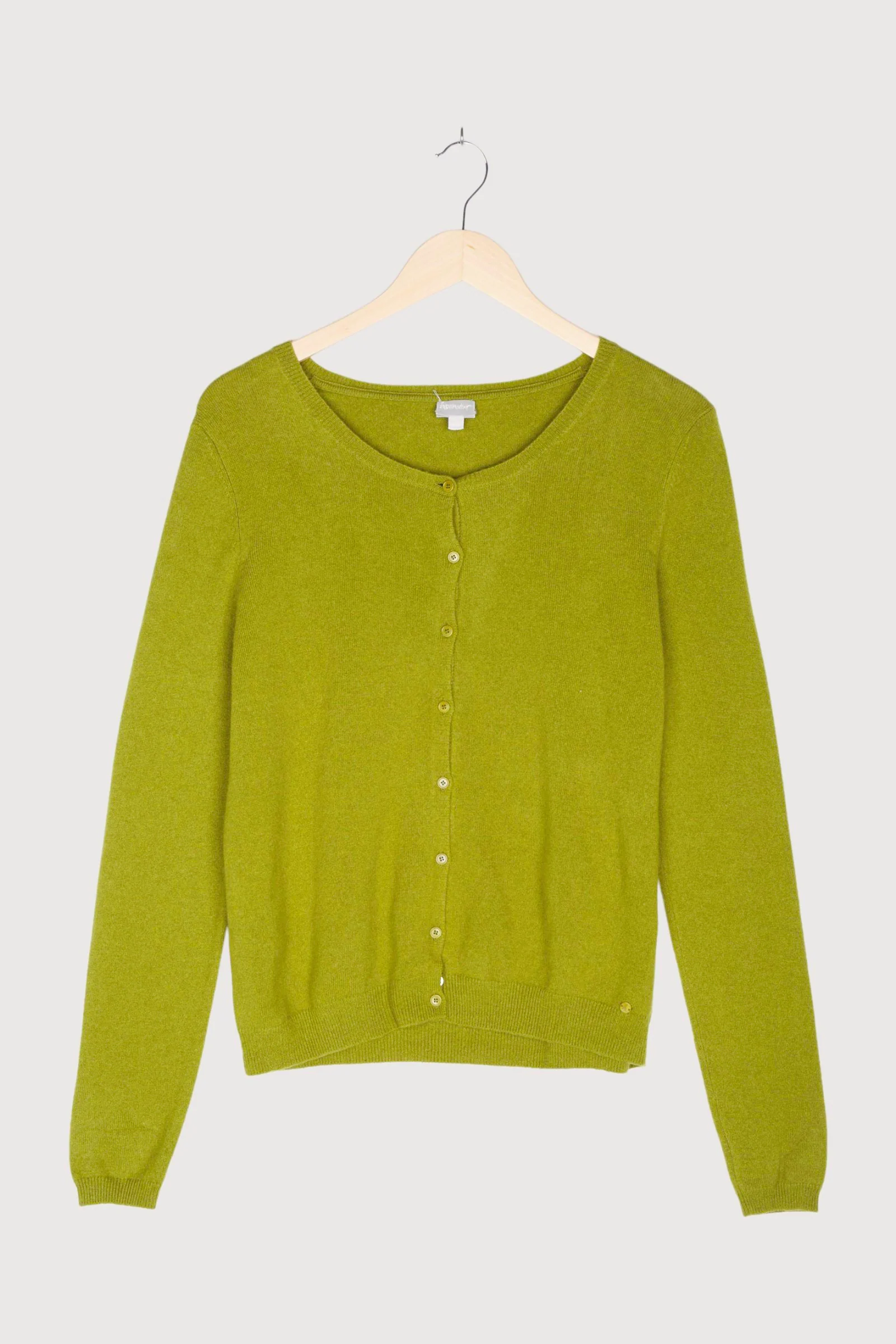 Secondhand Strickjacke aus Schurwolle mit Kaschmir - Image 4