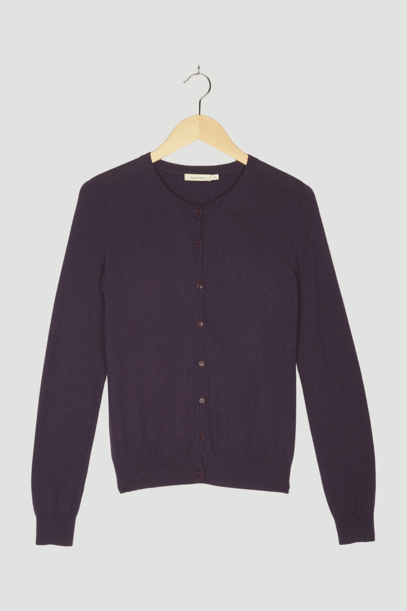Secondhand Strickjacke aus Schurwolle mit Kaschmir - Image 4