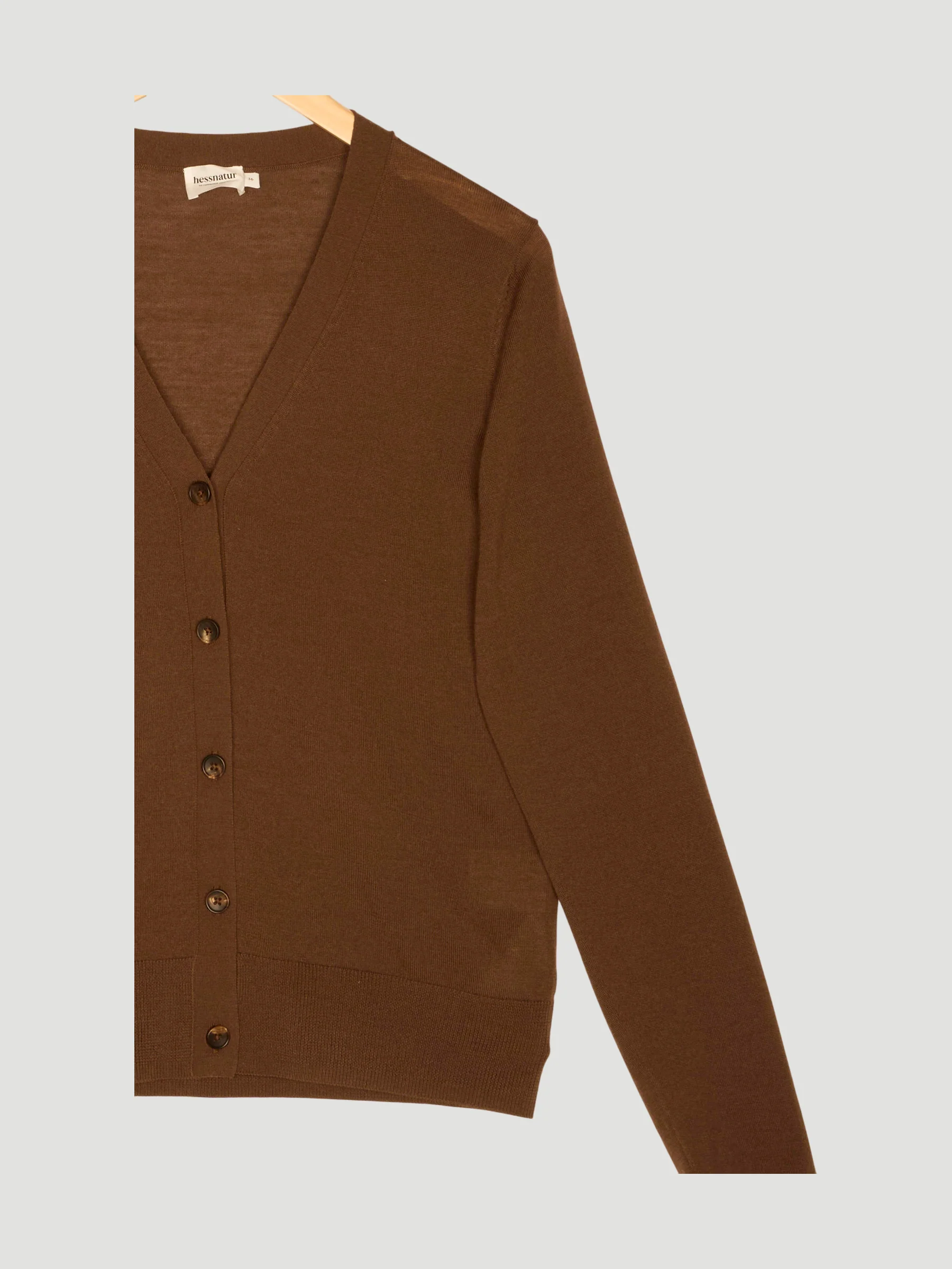 Secondhand Strickjacke Regular aus reiner Bio-Merinowolle - Image 3
