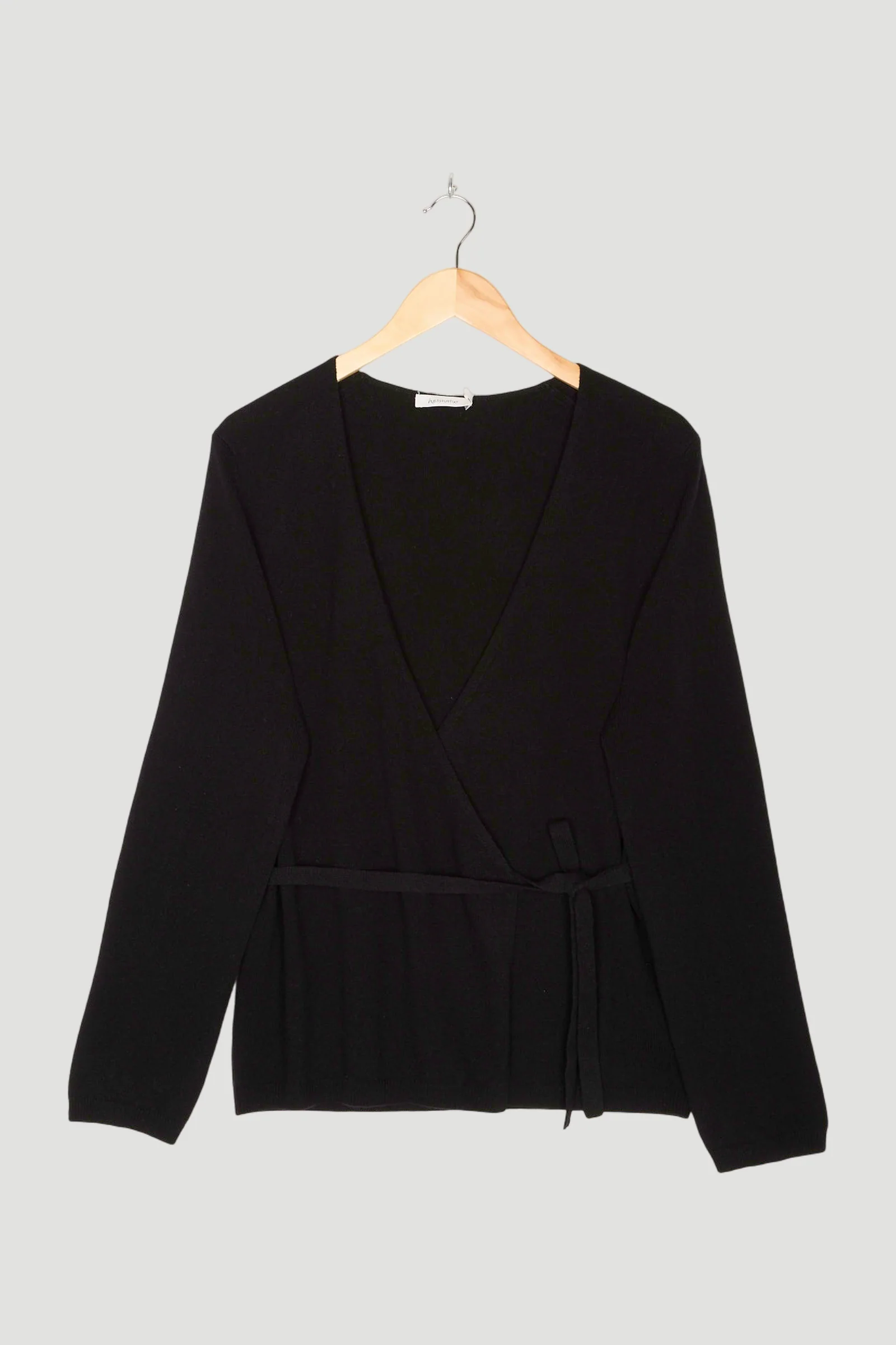 Secondhand Strickjacke Regular aus weicher Schurwolle mit Kaschmir