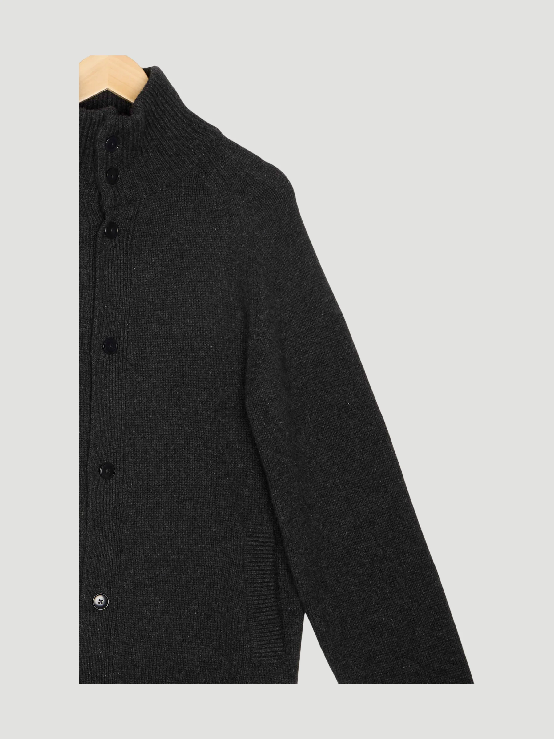 Secondhand Strickjacke Relaxed aus Bio-Merinowolle mit Bio-Baumwolle - Image 3