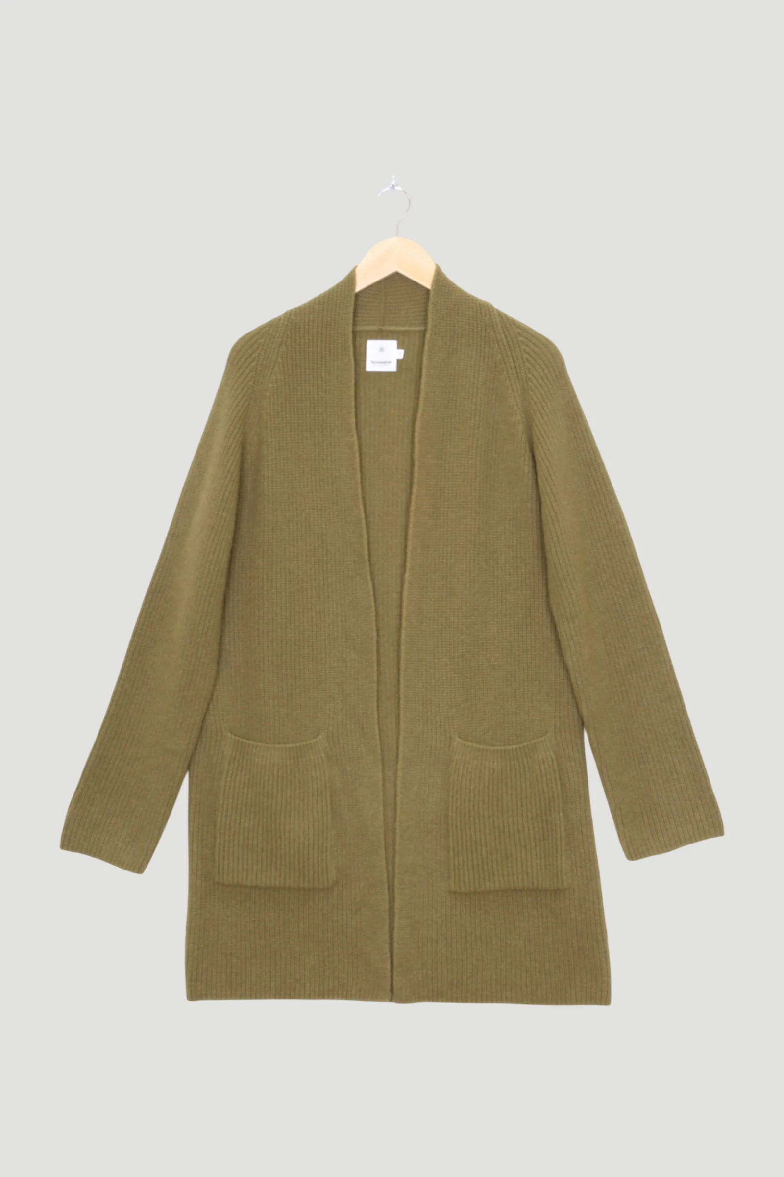Secondhand Strickjacke Relaxed aus Bio-Merinowolle und Bio-Baumwolle - Image 4